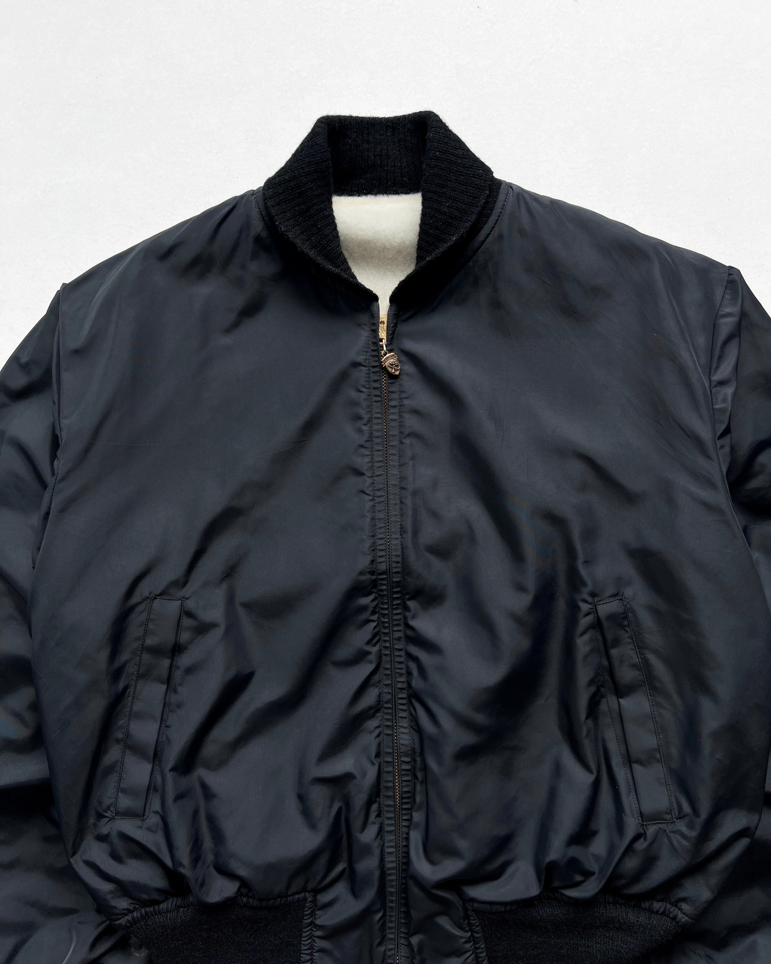 1950S MCGREGOR RIVERSIBLE NYLON BOMBER JACKET (L)