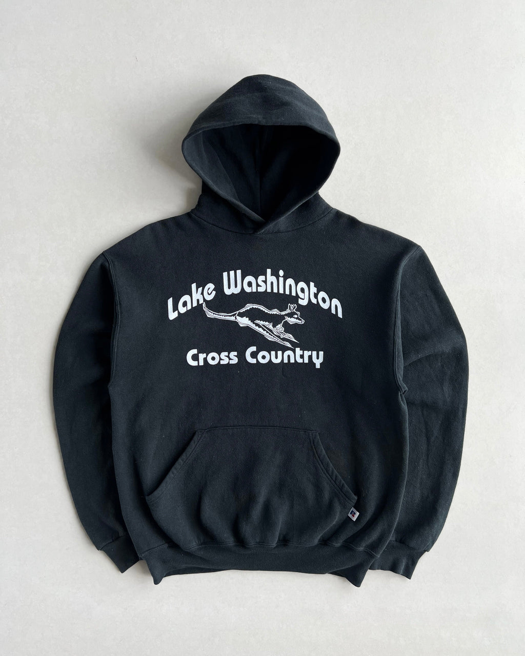 1990S RUSSELL 'LAKE WASHINGTON CROSS COUNTRY' HOODIE (M)