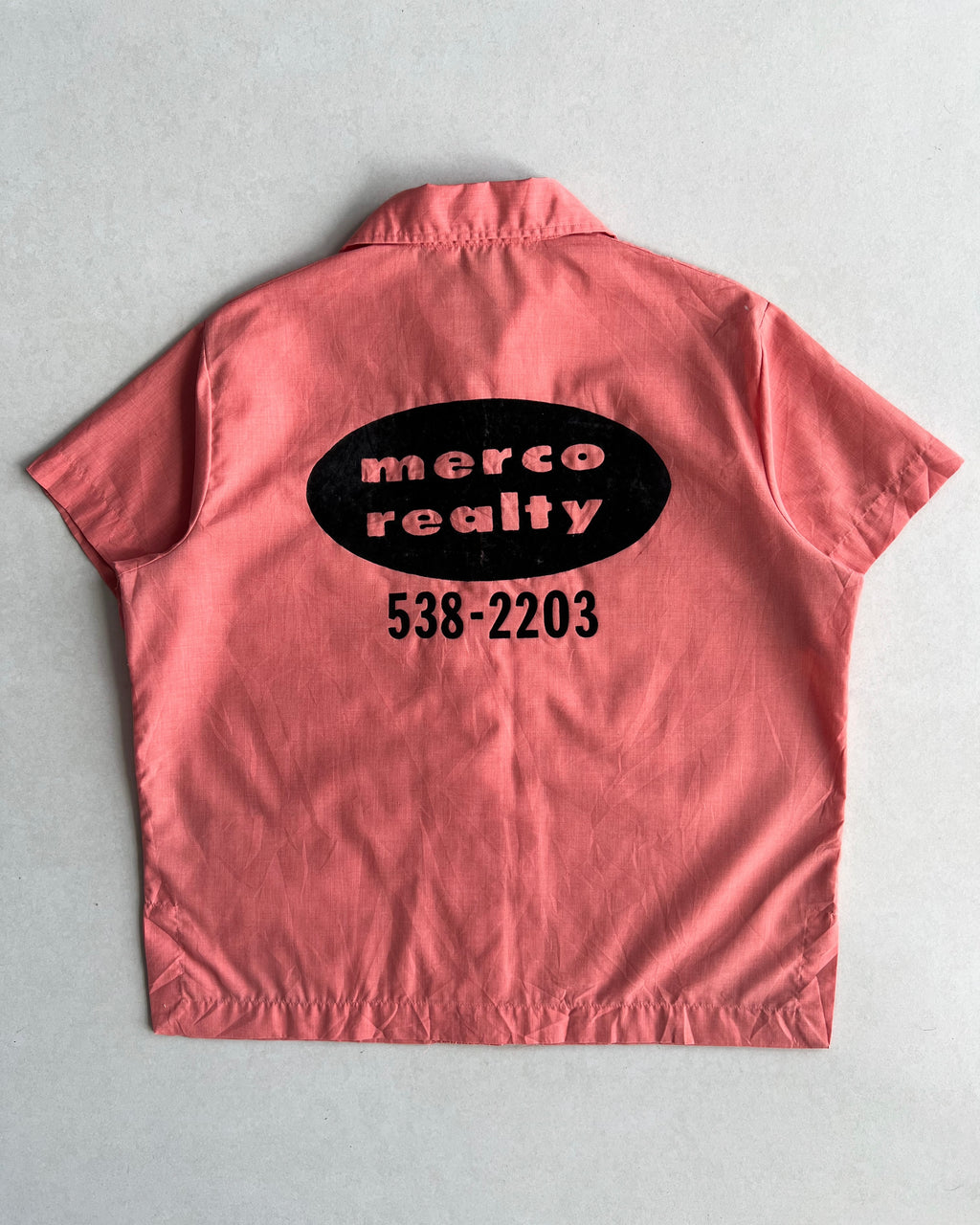 1970S IMPERIAL 'MERCO REALITY' BOWLING SHIRT (L)