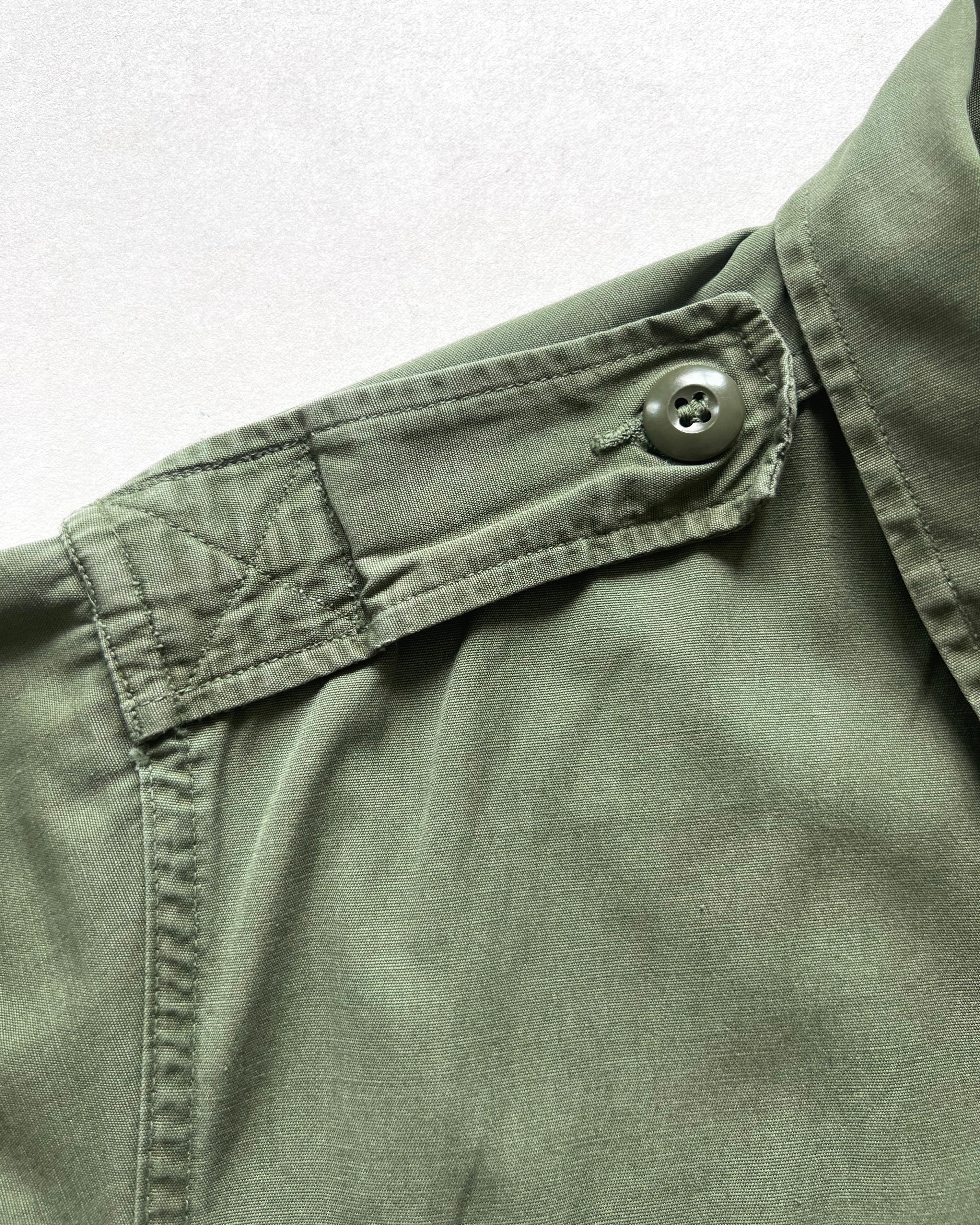 1960S US ARMY 2ND PATTERN SLANT POCKET POPLIN JUNGLE JACKET (M)