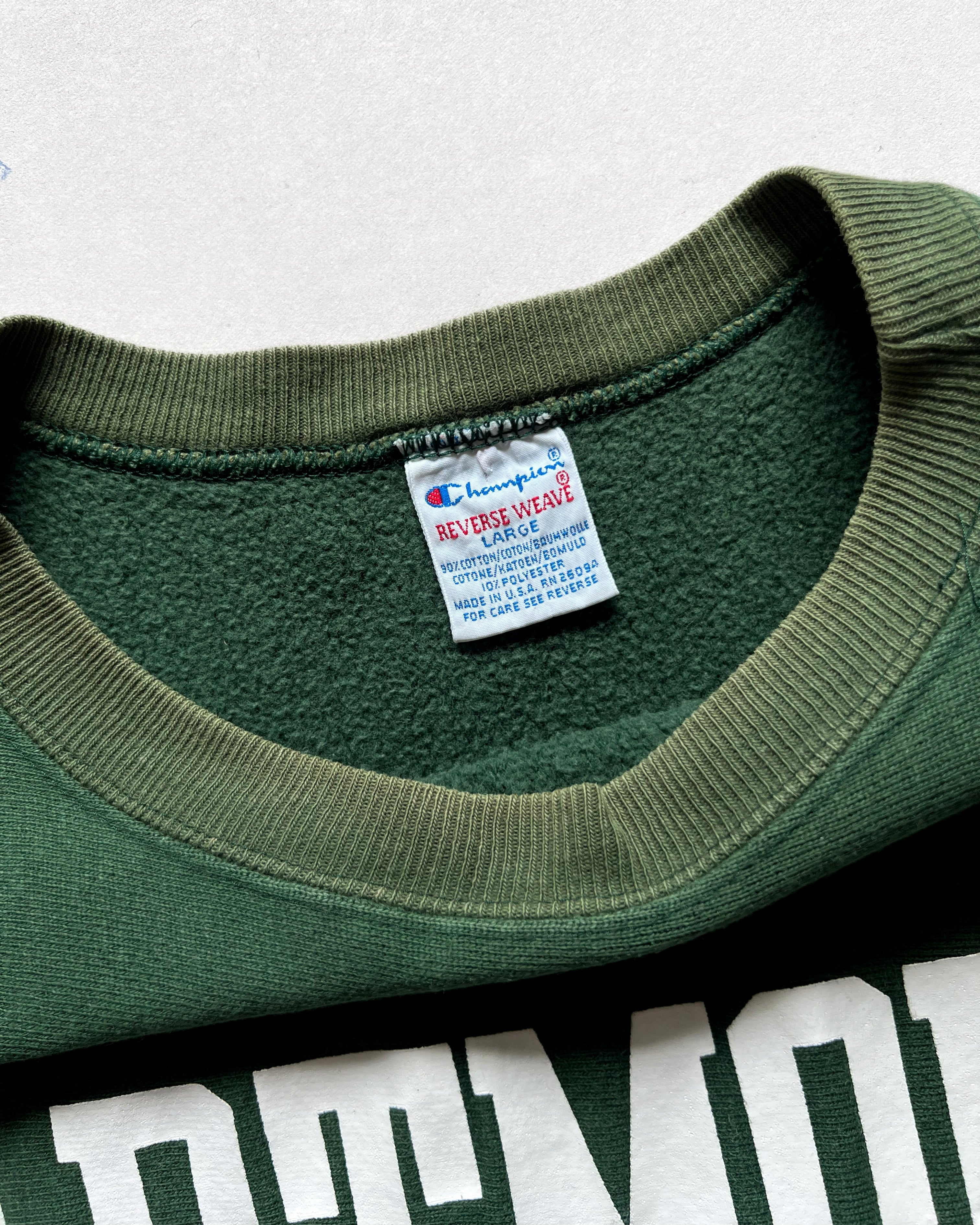 1990S CHAMPION 'DARTMOUTH' REVERSE WEAVE SWEATSHIRT (L)