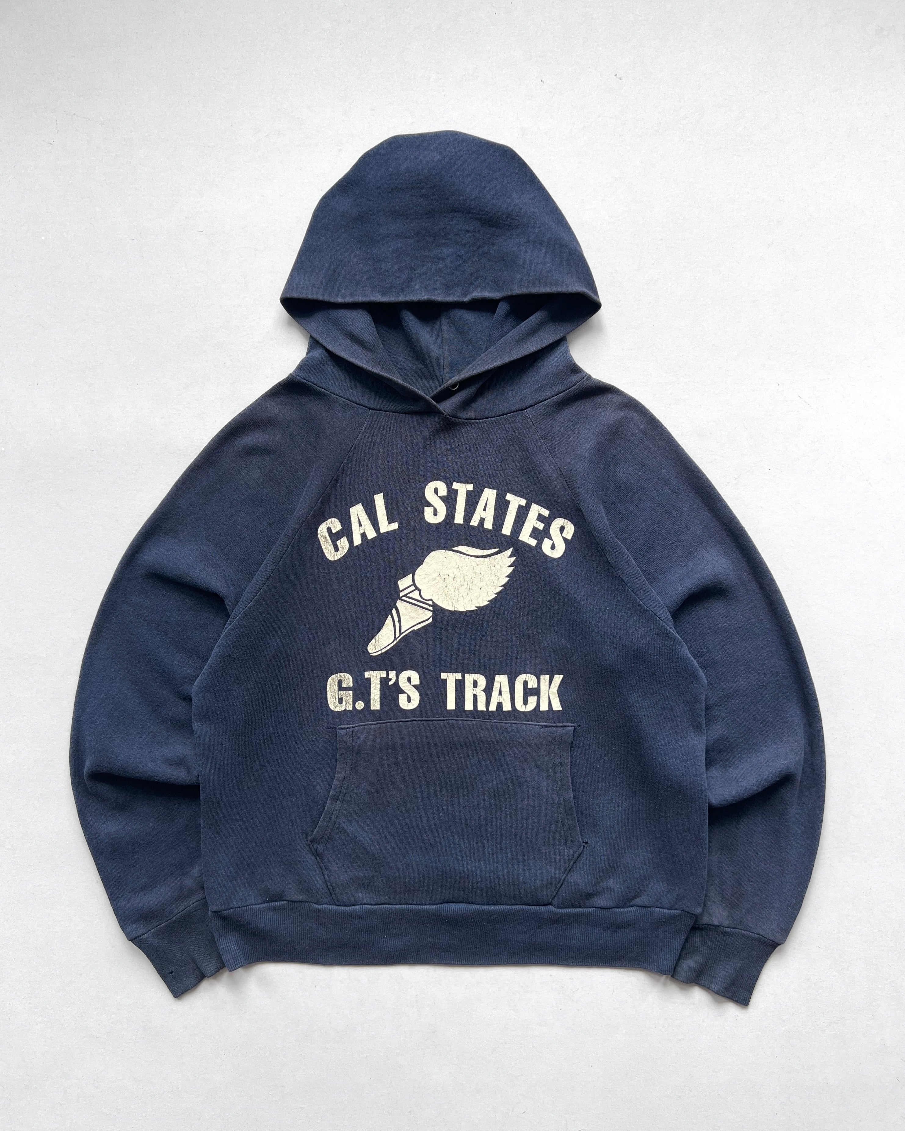 1960S 'CAL STATES G.T'S TRACK' RAGLAN HOODIE (M)