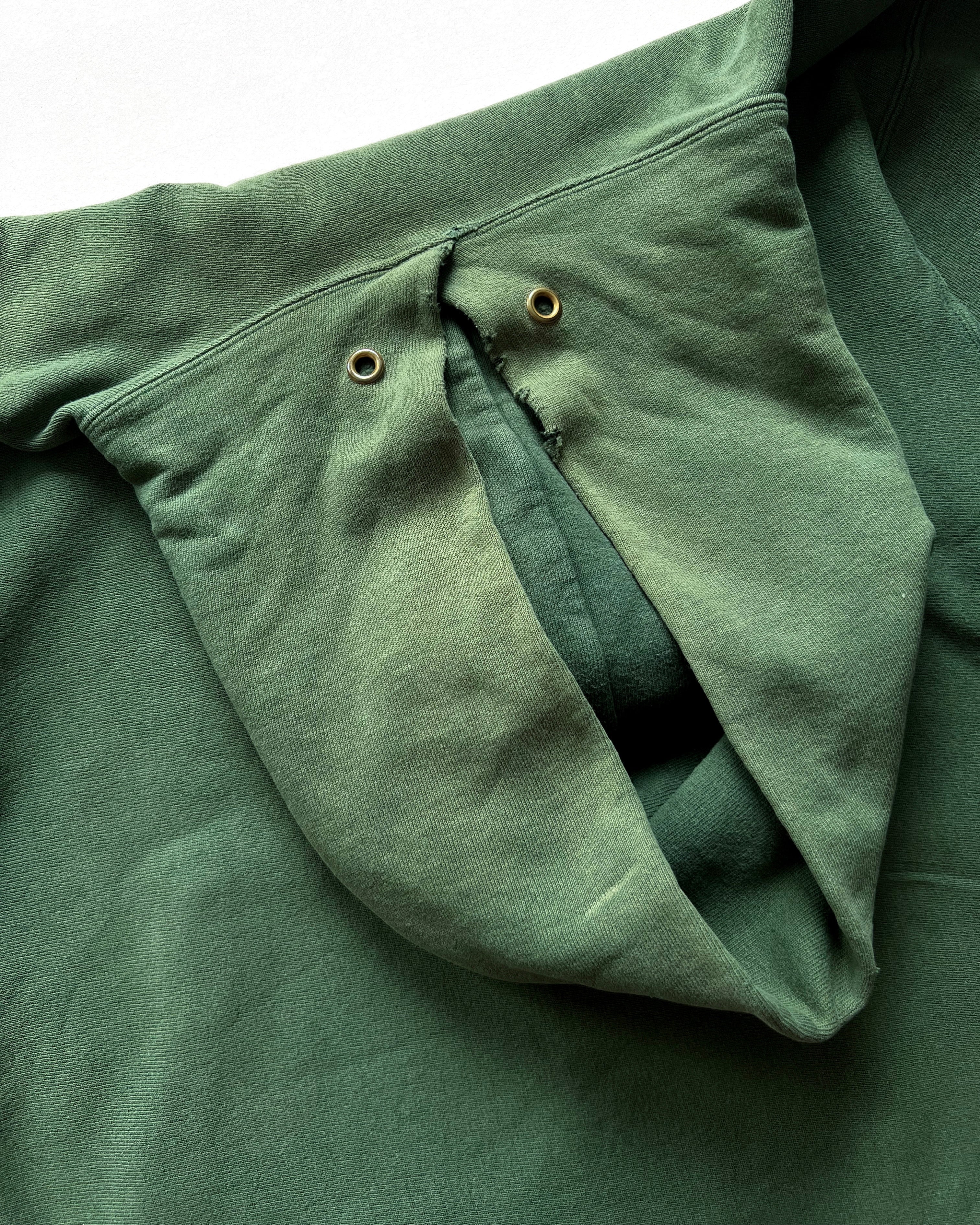 1990S FADED CHAMPION REVERSE WEAVE LOGO HOODIE (L)