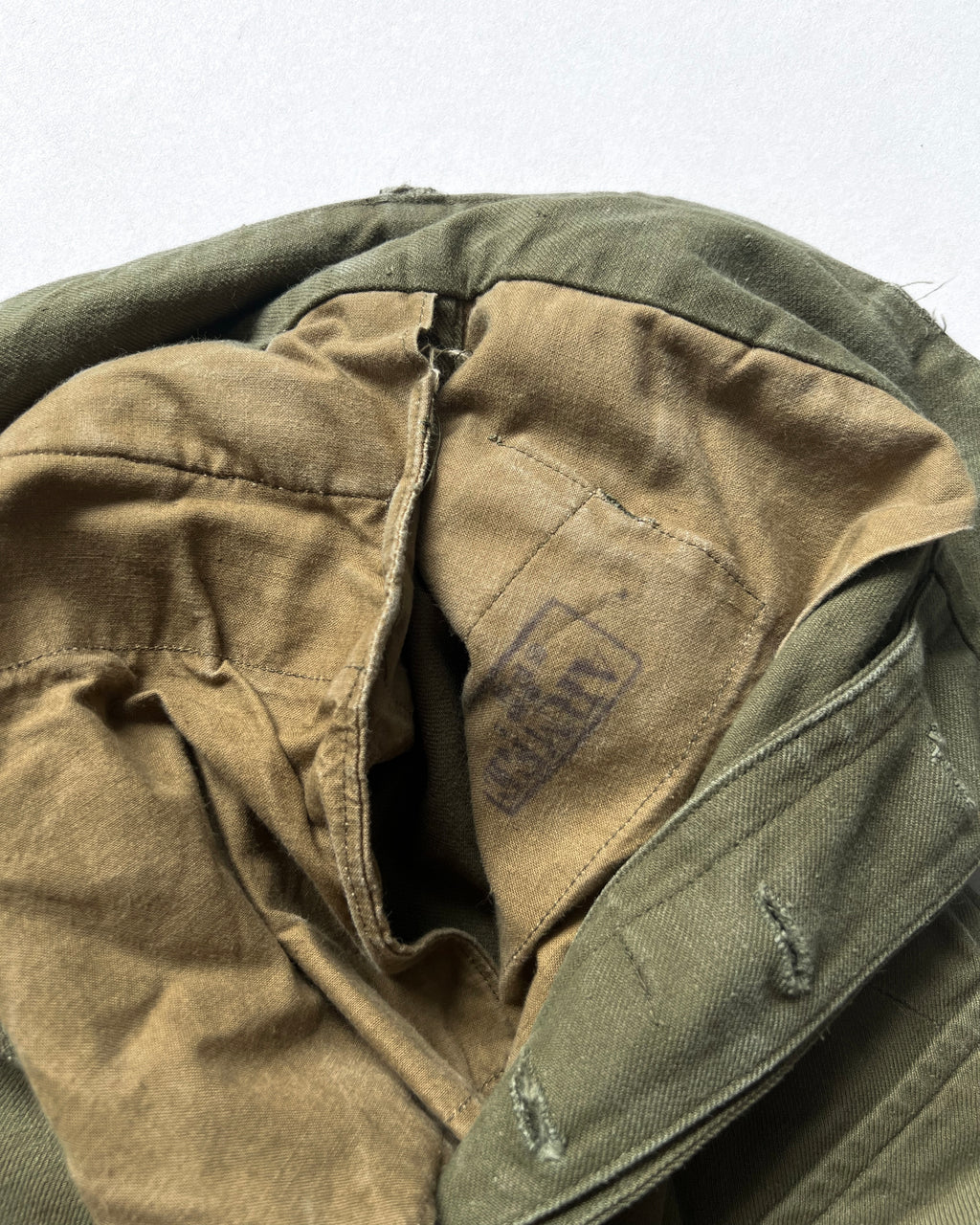 1950S FRENCH ARMY M-47 CARGO TROUSERS (33)
