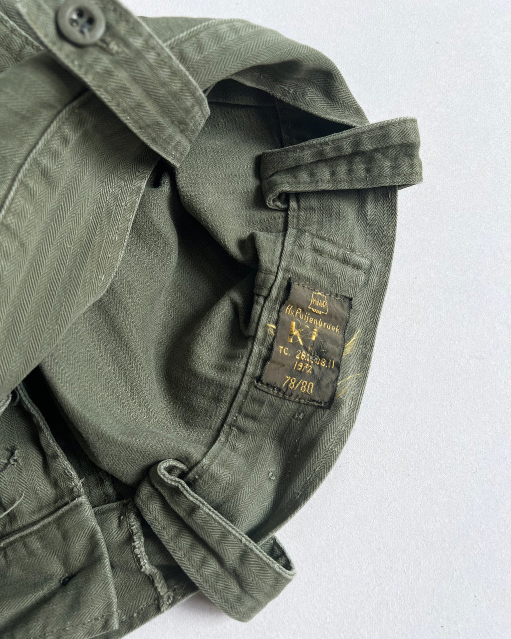 1970S NETHERLAND ARMY HBT PANTS (27-31)