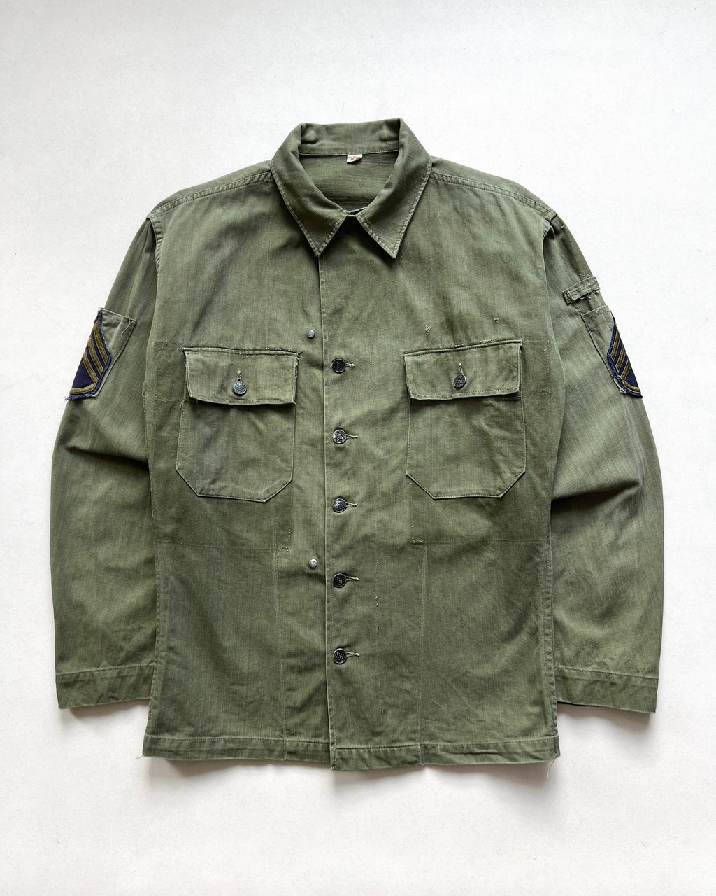 1940S US ARMY 13 STARS HBT SHIRT (M)
