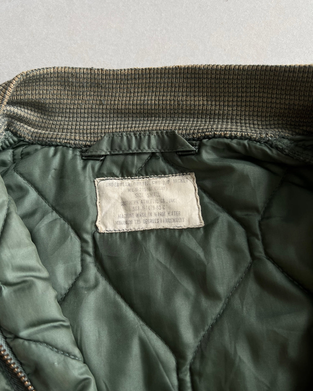 1960S USAF CWU-9/P QUILTED JACKET (S)