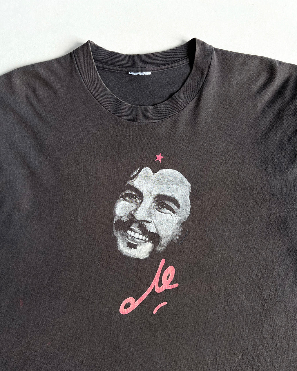 1980S BLACK 'CHE GUIVARA' SINGLE STITCH TEE (L)