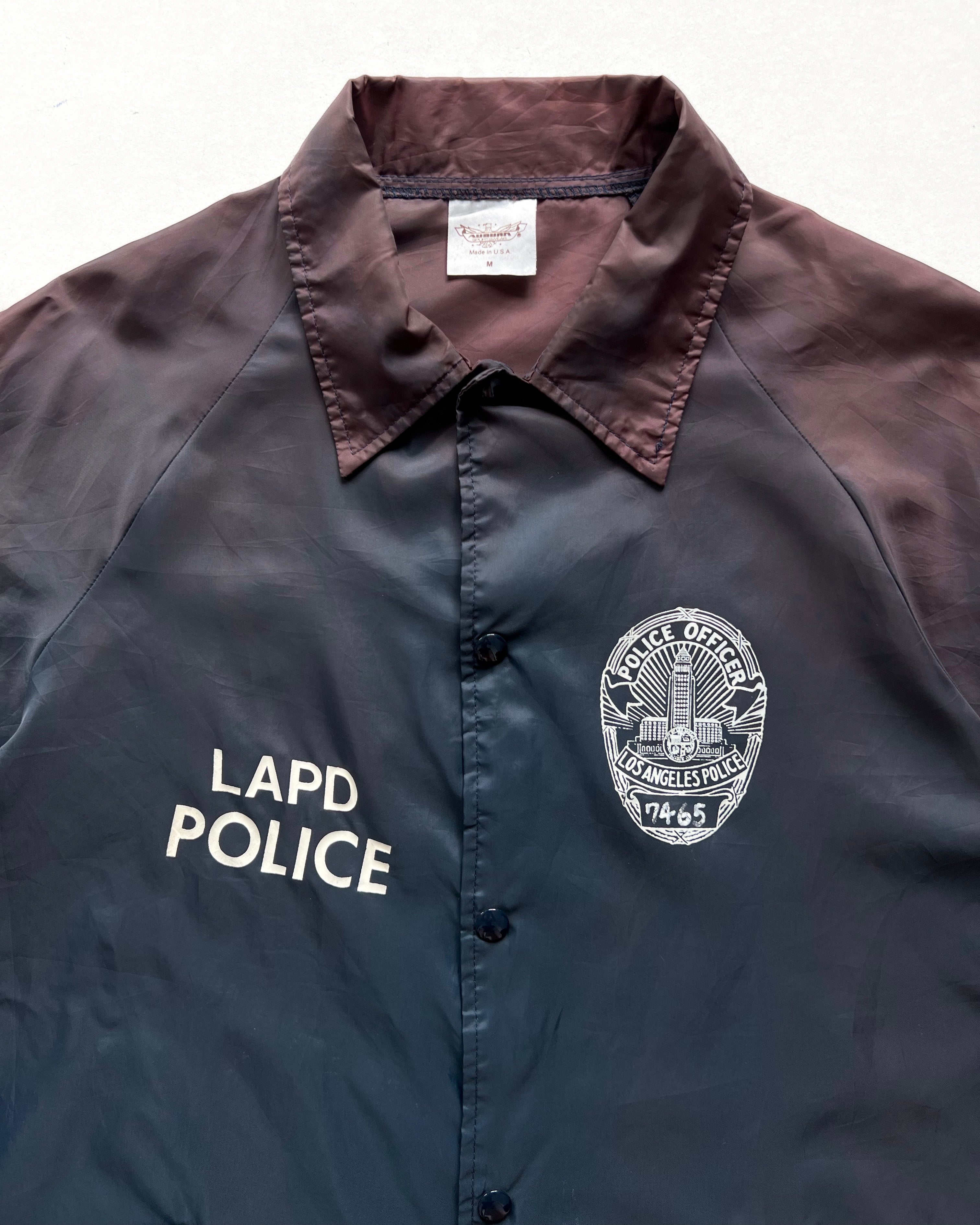 1990S SUN FADED 'LAPD POLICE' WINBREAKER JACKET (M)