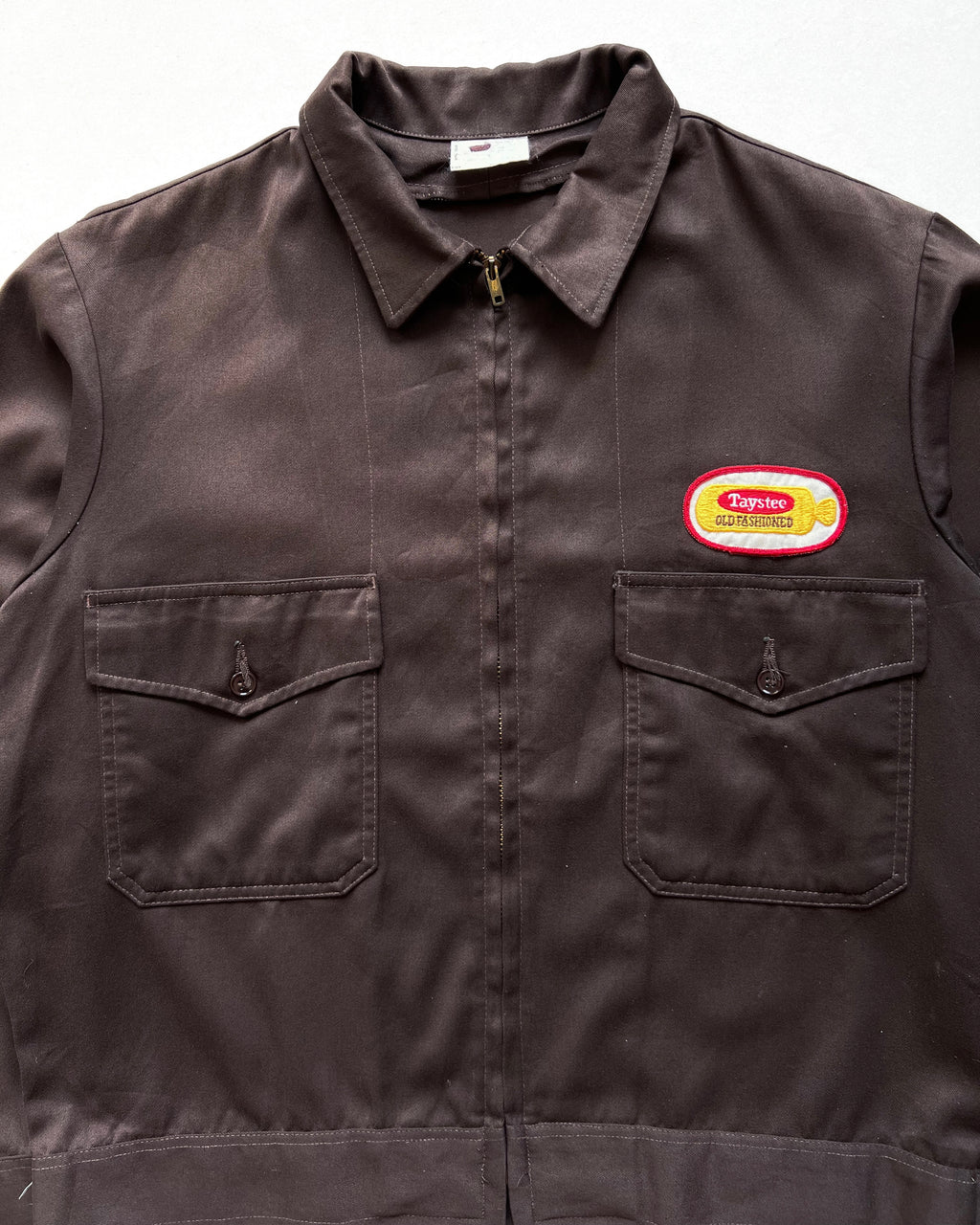 1960S MR.2PLY BROWN DOUBLE POCKET WORK JACKET (L)