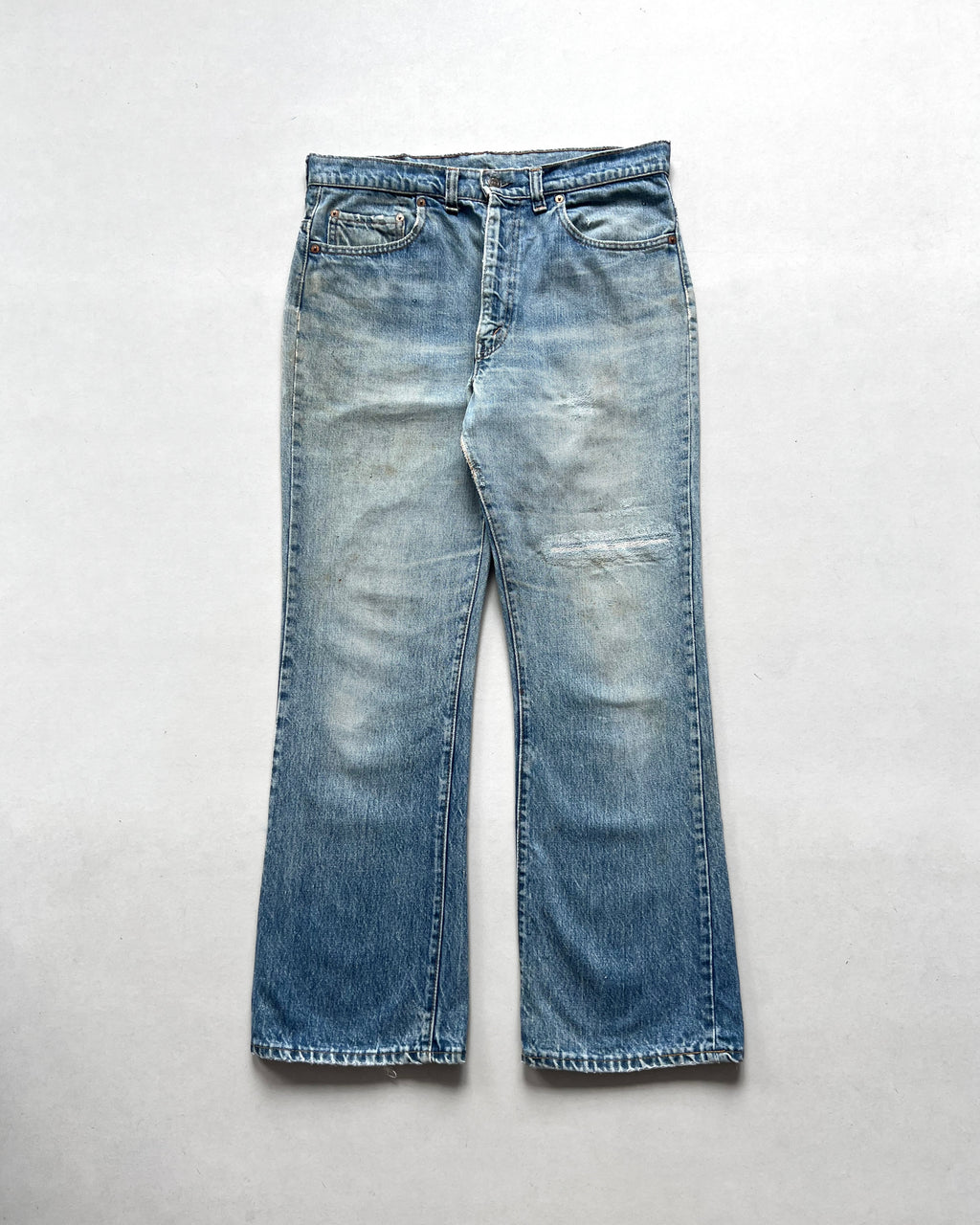 1970S FADED LEVI'S 517 FLARE JEANS (33)