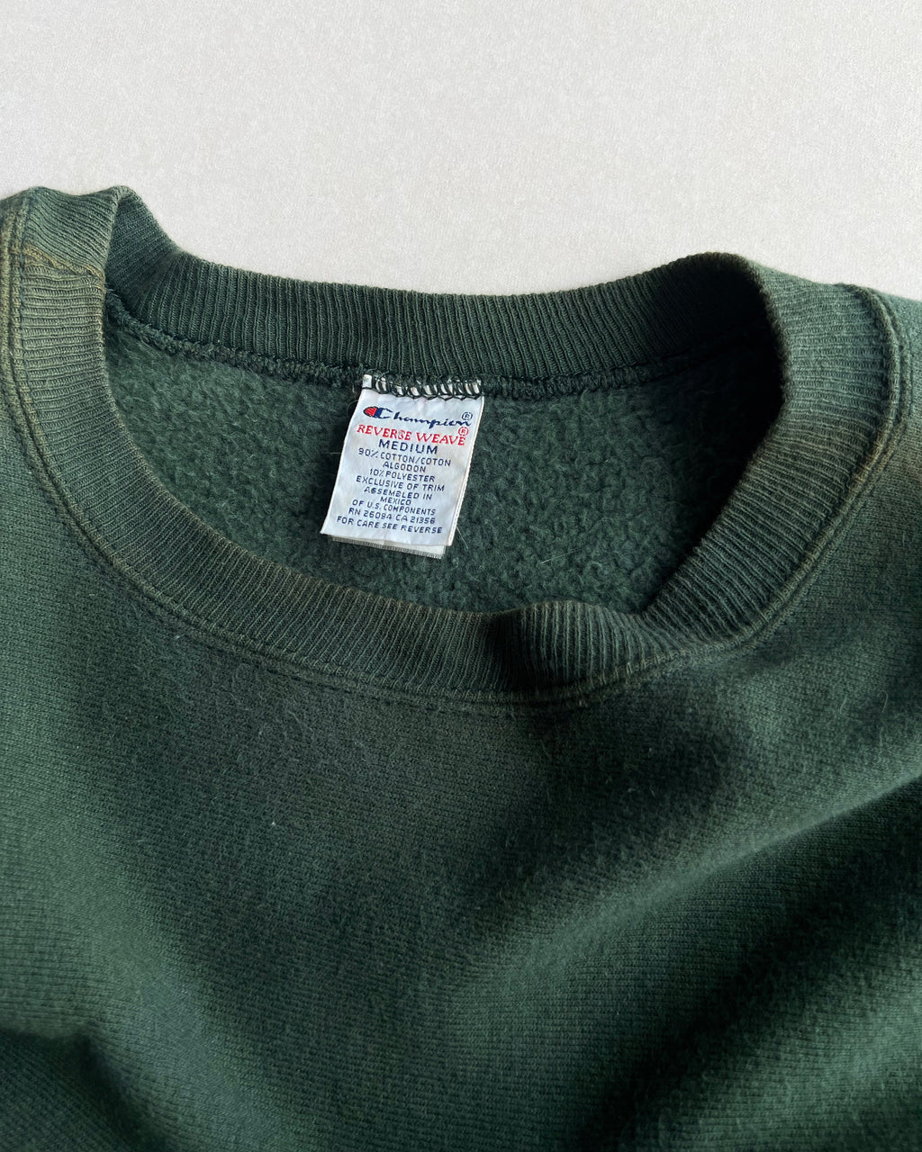 1990S SUN FADED CHAMPION REVERSE WEAVE LOGO SWEATSHIRT (M)