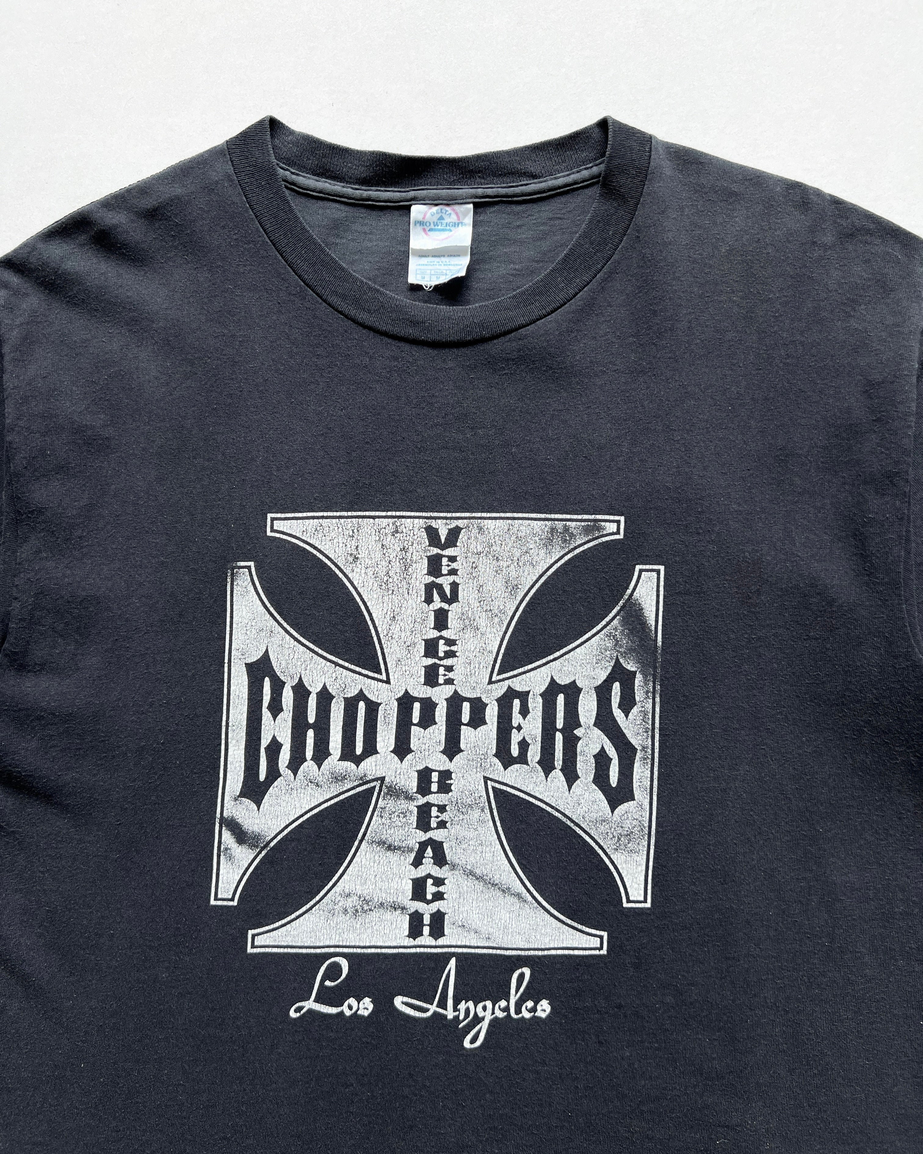 2000S FADED 'VENICE BEACH CHOPPERS' TEE (M)