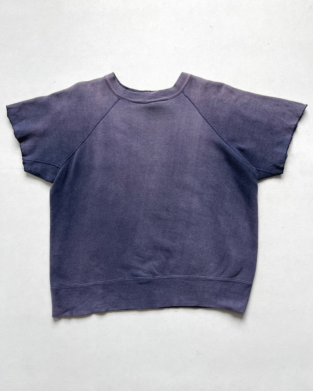 1960S SUN FADED BVD CUT-OFF SWEATSHIRT (L)