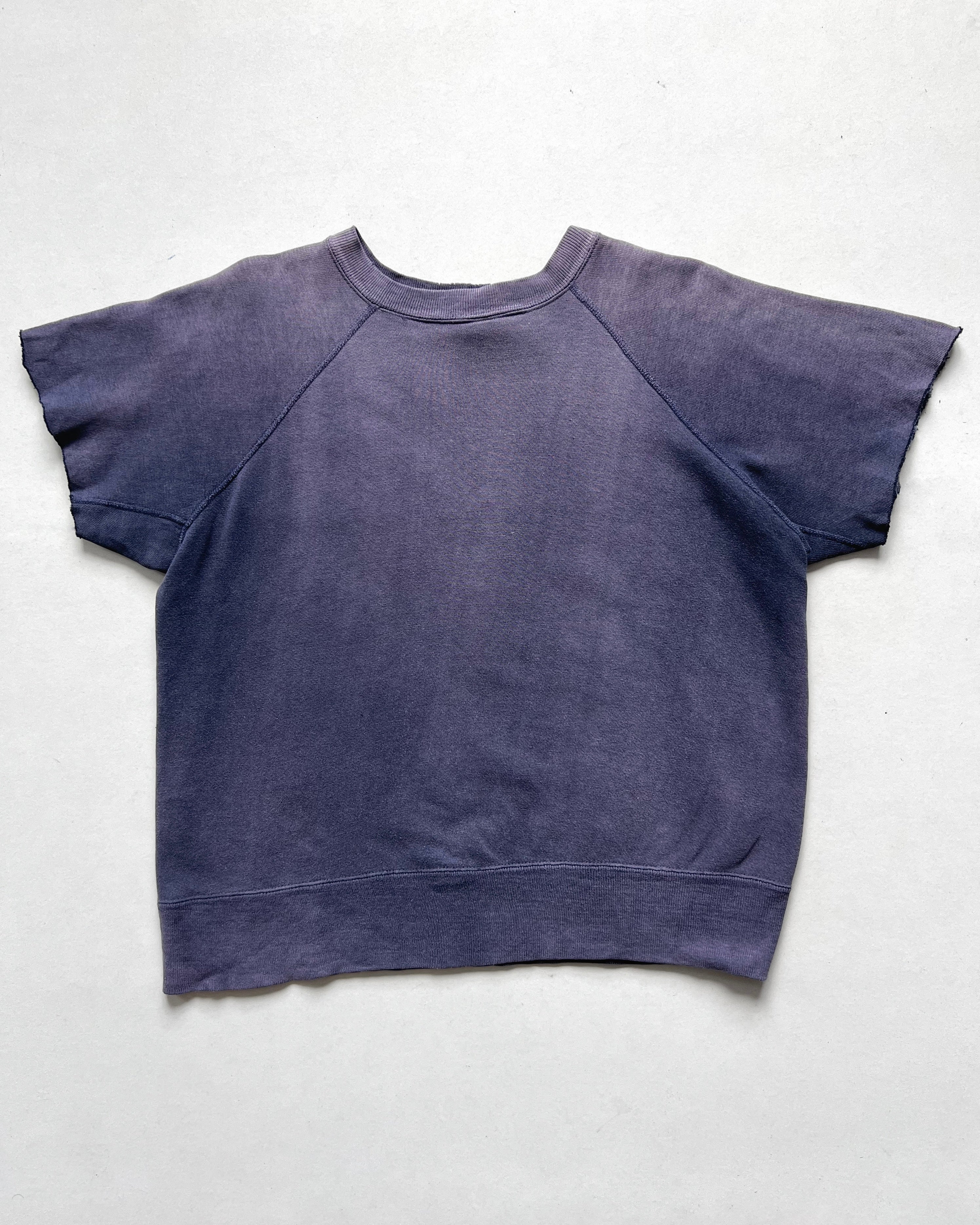1960S SUN FADED BVD CUT-OFF SWEATSHIRT (L)
