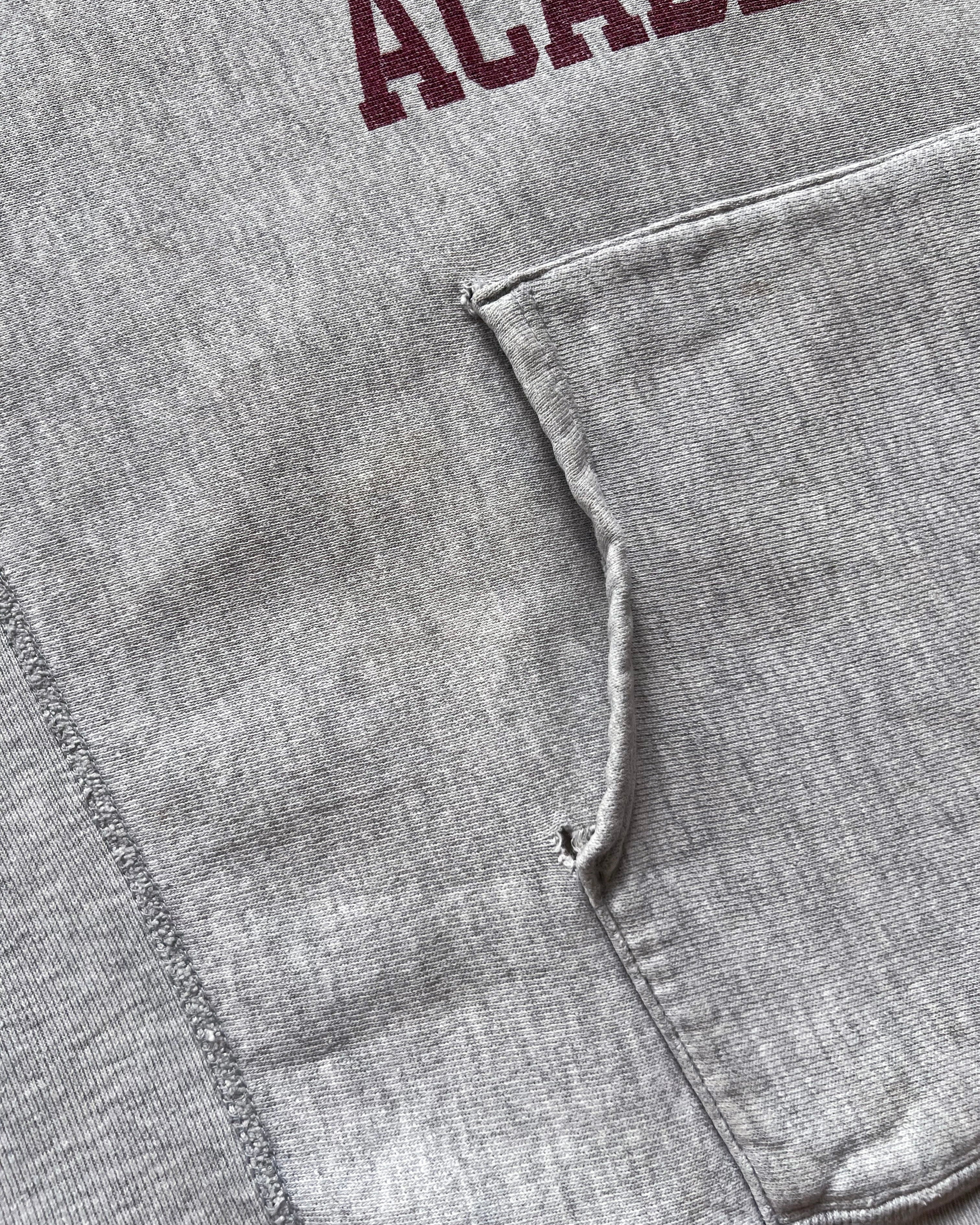 1990S CHAMPION 'GOVERNOR DUMMER ACADEMY' REVERSE WEAVE HOODIE (L)