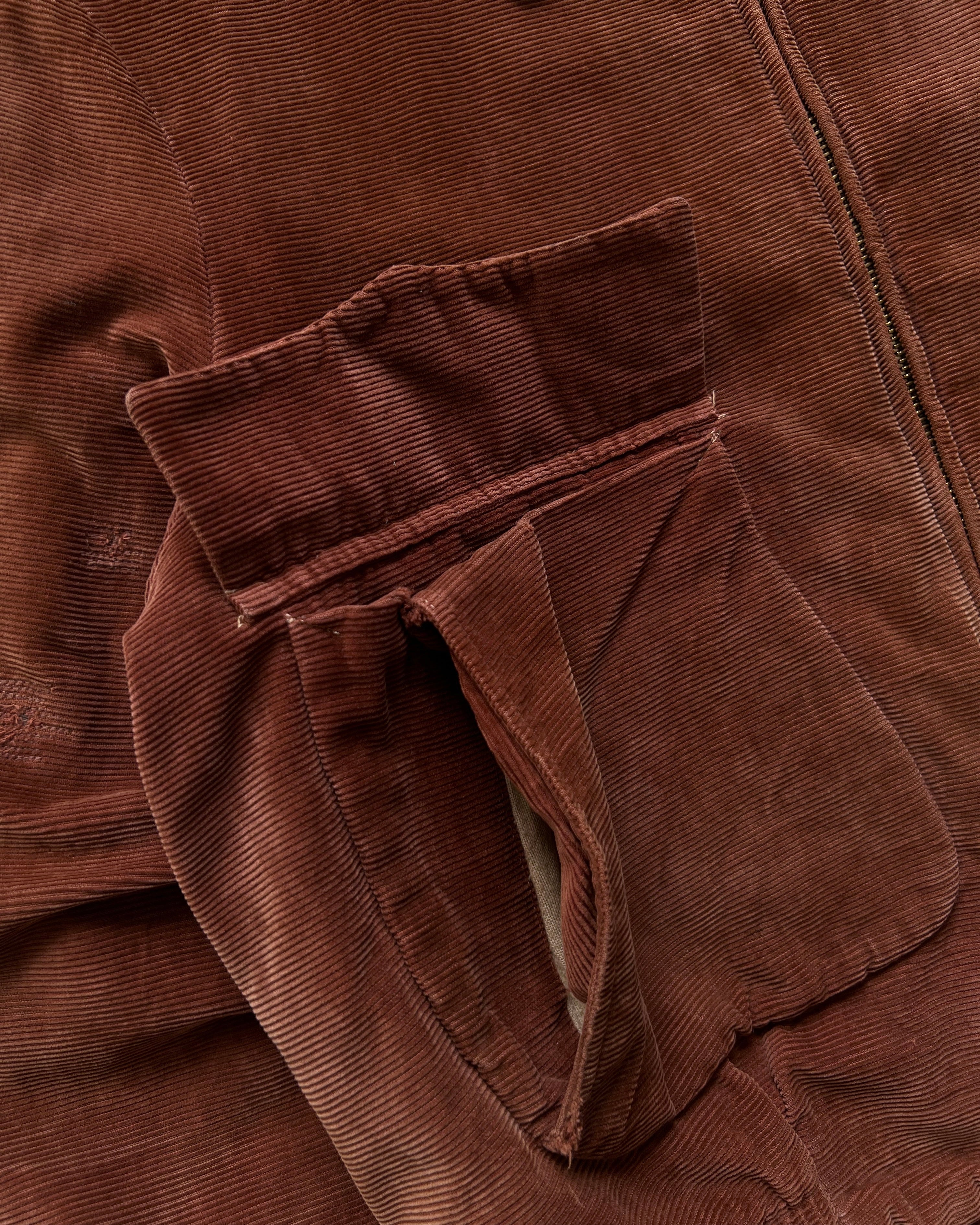 1950S CORDUROY DOUBLE POKCET RICKY JACKET (L)