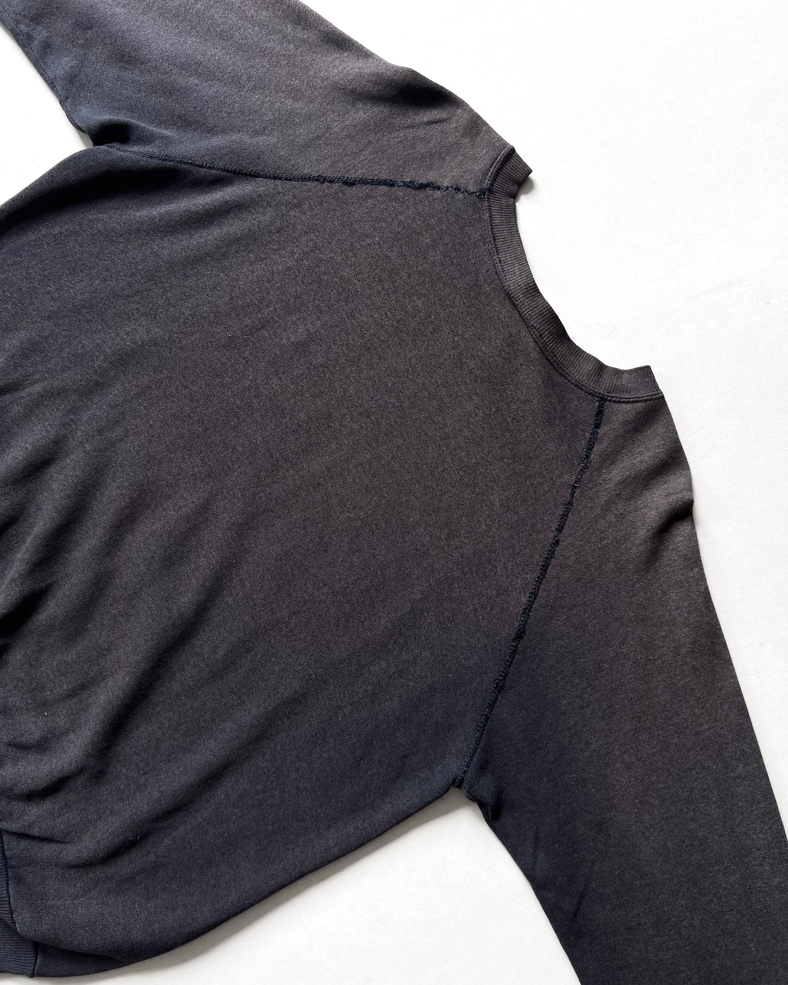 1980S US NAVY PAINTED RAGLAN SWEATSHIRT (XL)