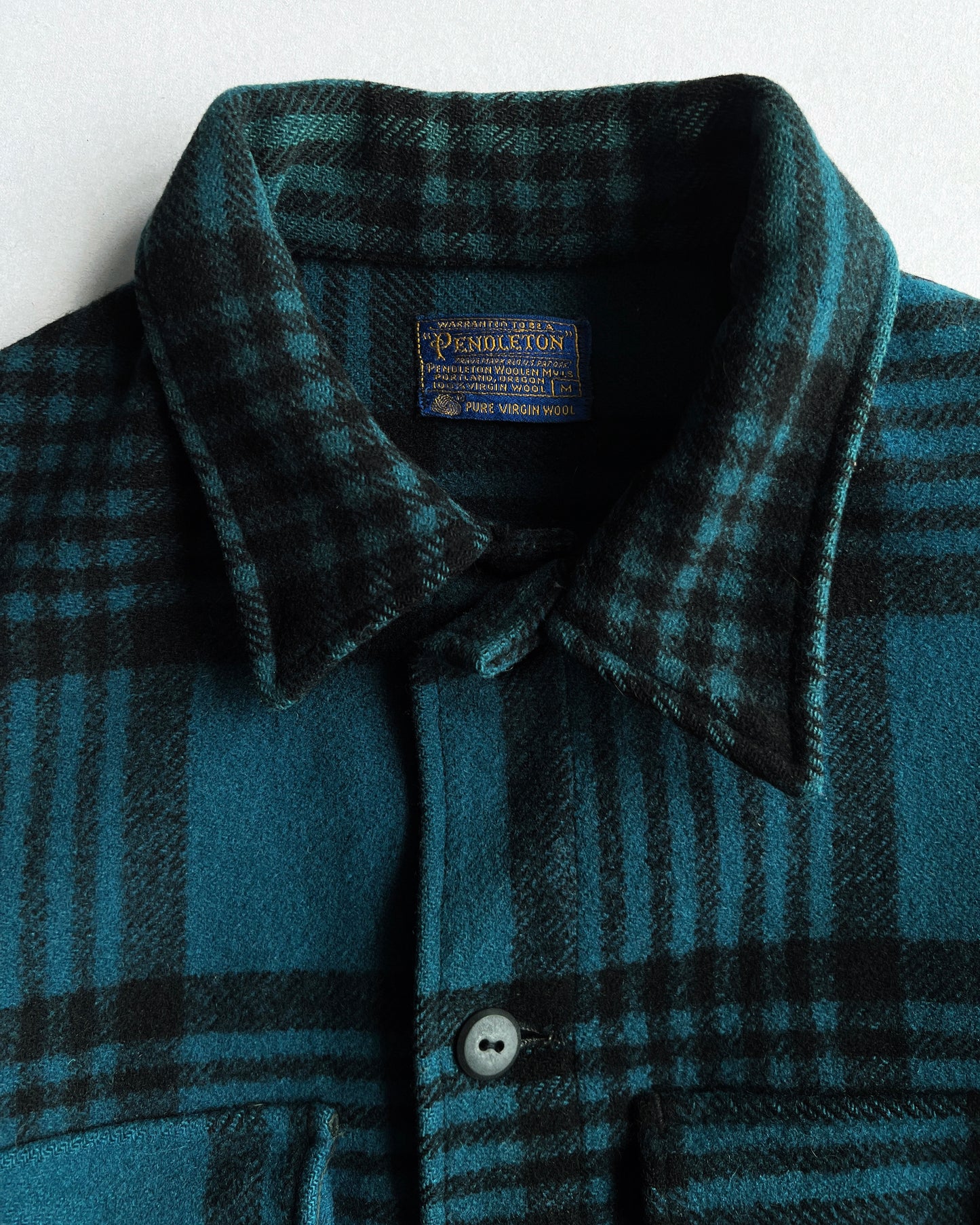 1960S PENDLETON WOOL FLANNEL JACKET (M)