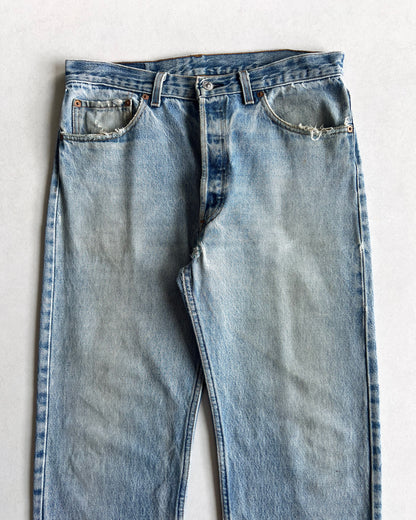 1990S FADED LEVI'S 501 JEANS (33)