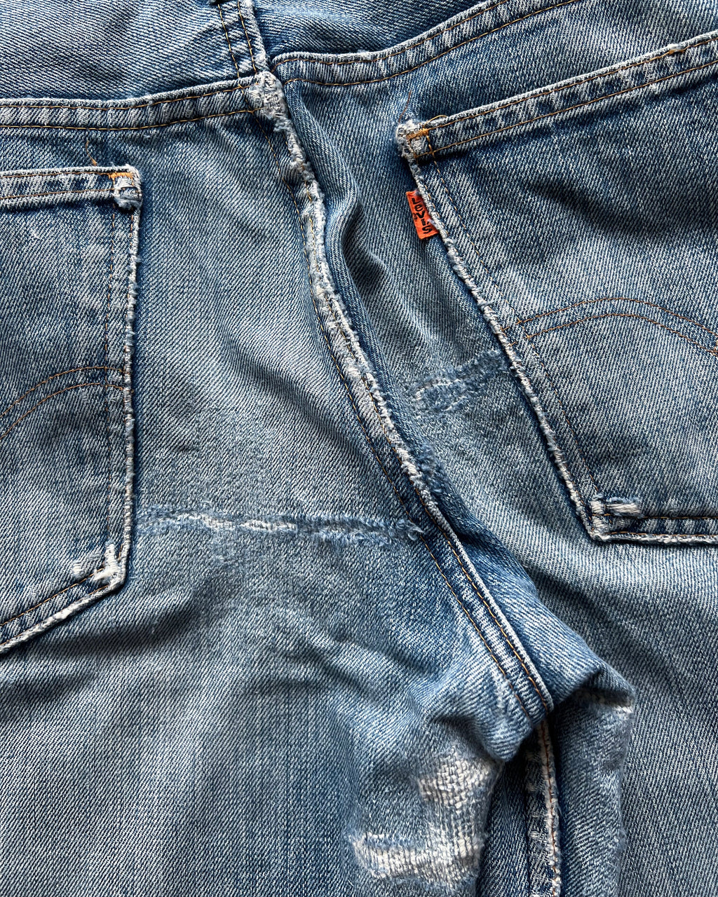 1970S FADED LEVI'S 684 BOOTCUT JEANS (34)