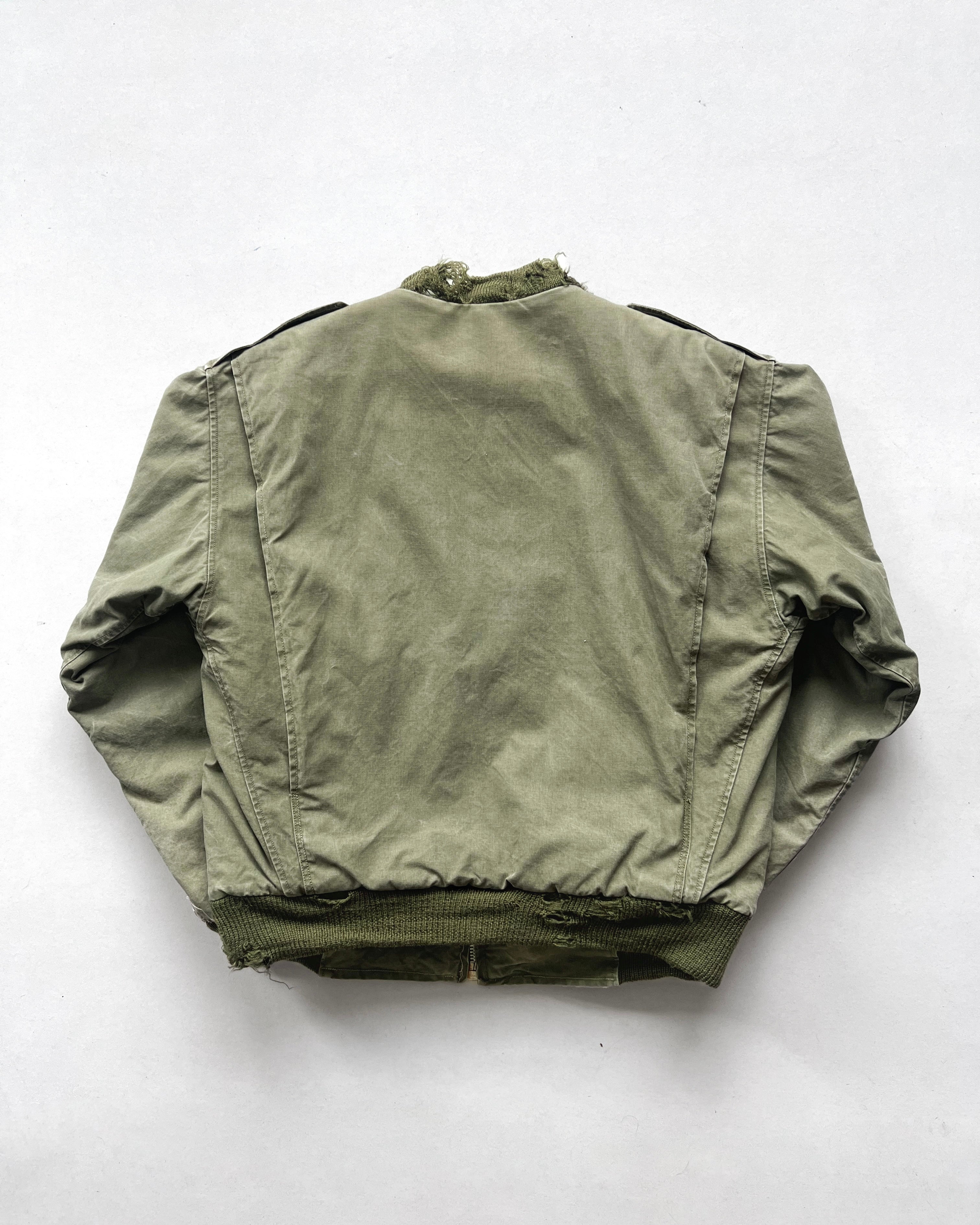 1950S GERMAN MULTI-POCKETS MILITARY JACKET (L)