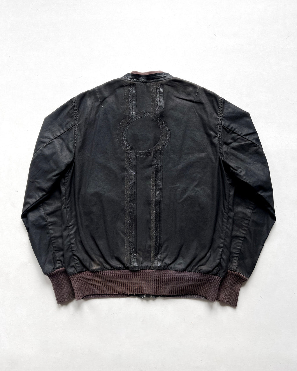 2000S DIESEL RESIN COATED BOMBER JACKET (M)