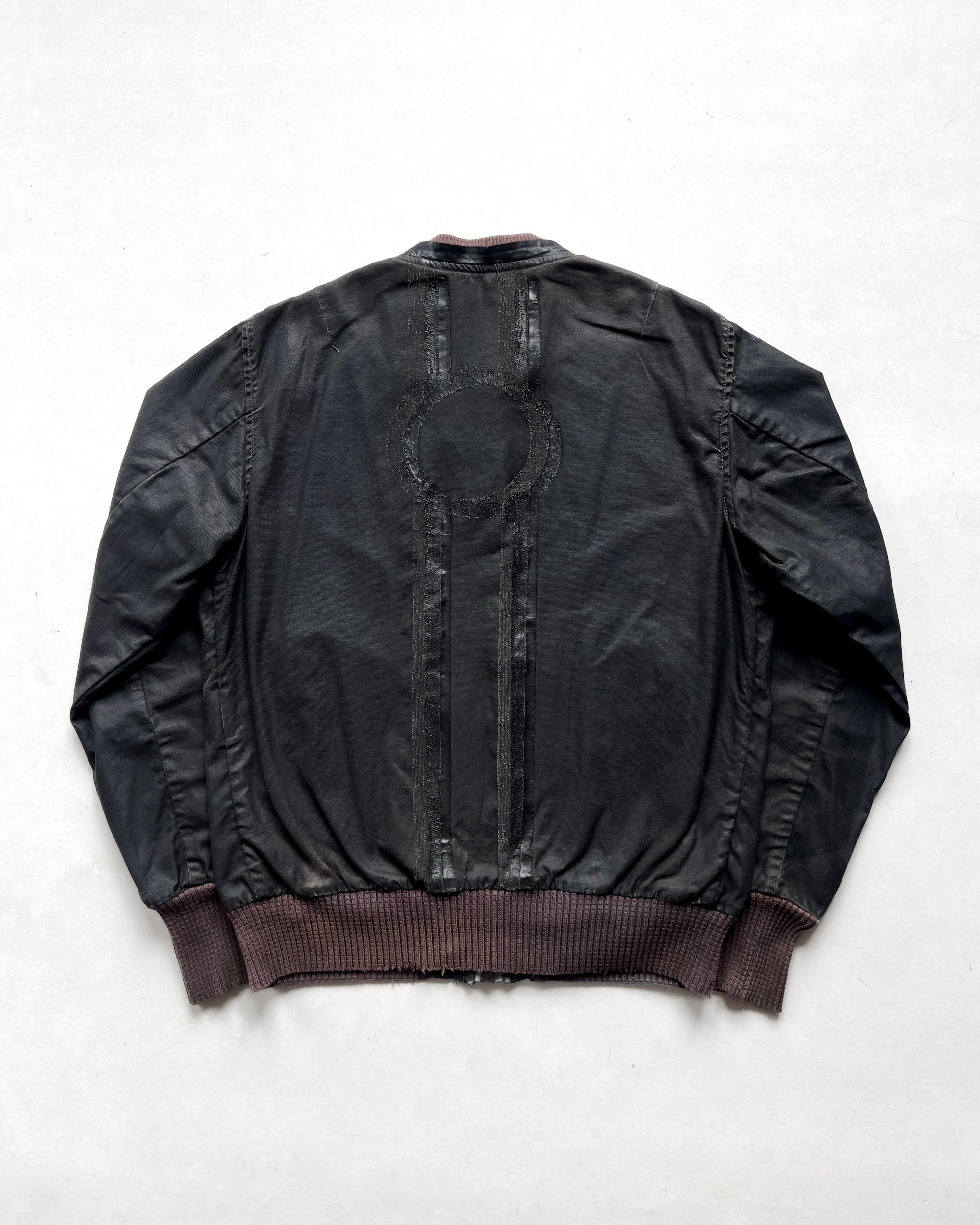 2000S DIESEL RESIN COATED BOMBER JACKET (M)
