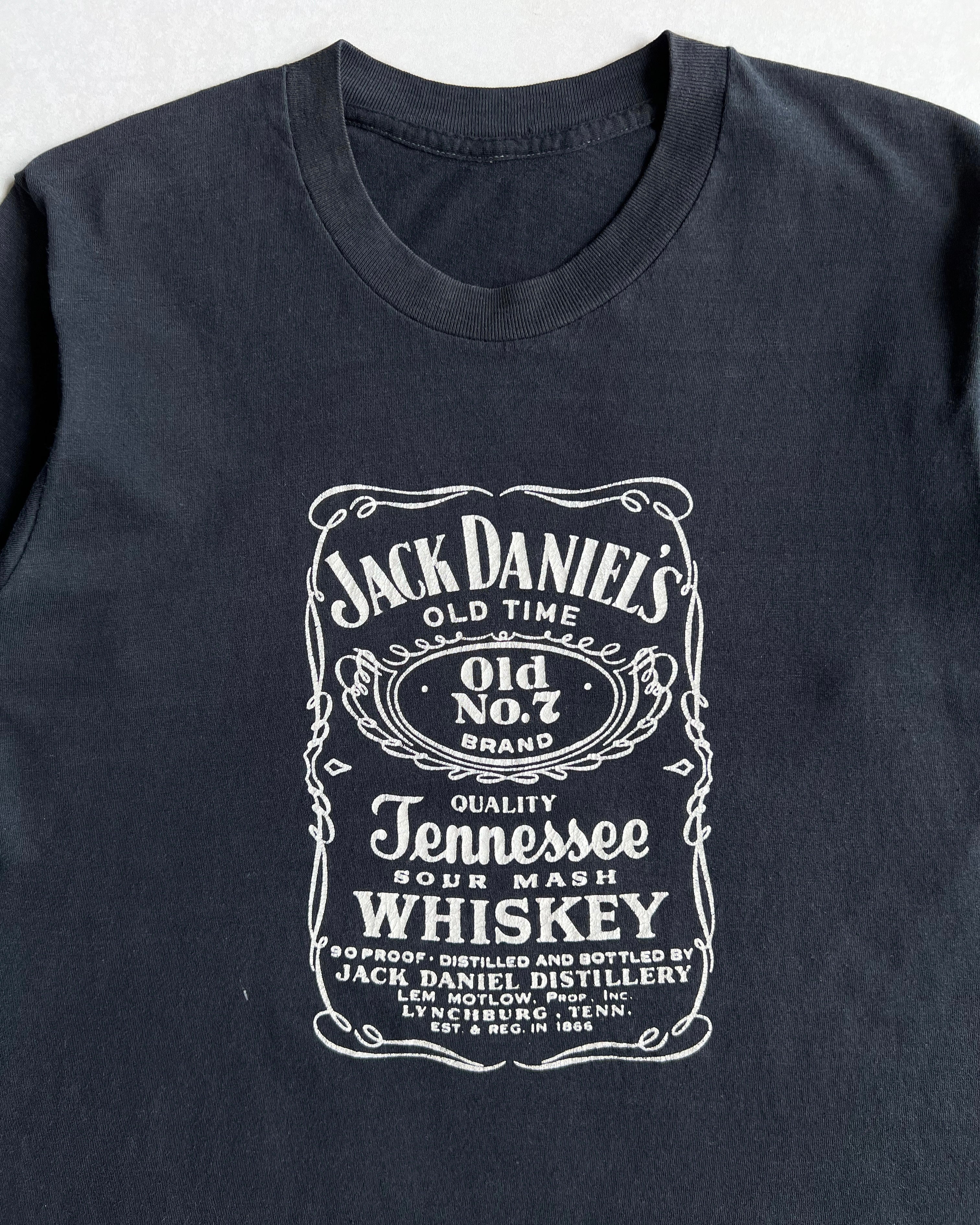 1980S 'JACK DANIELS WHISKET' SINGLE STITCH TEE (S/M)