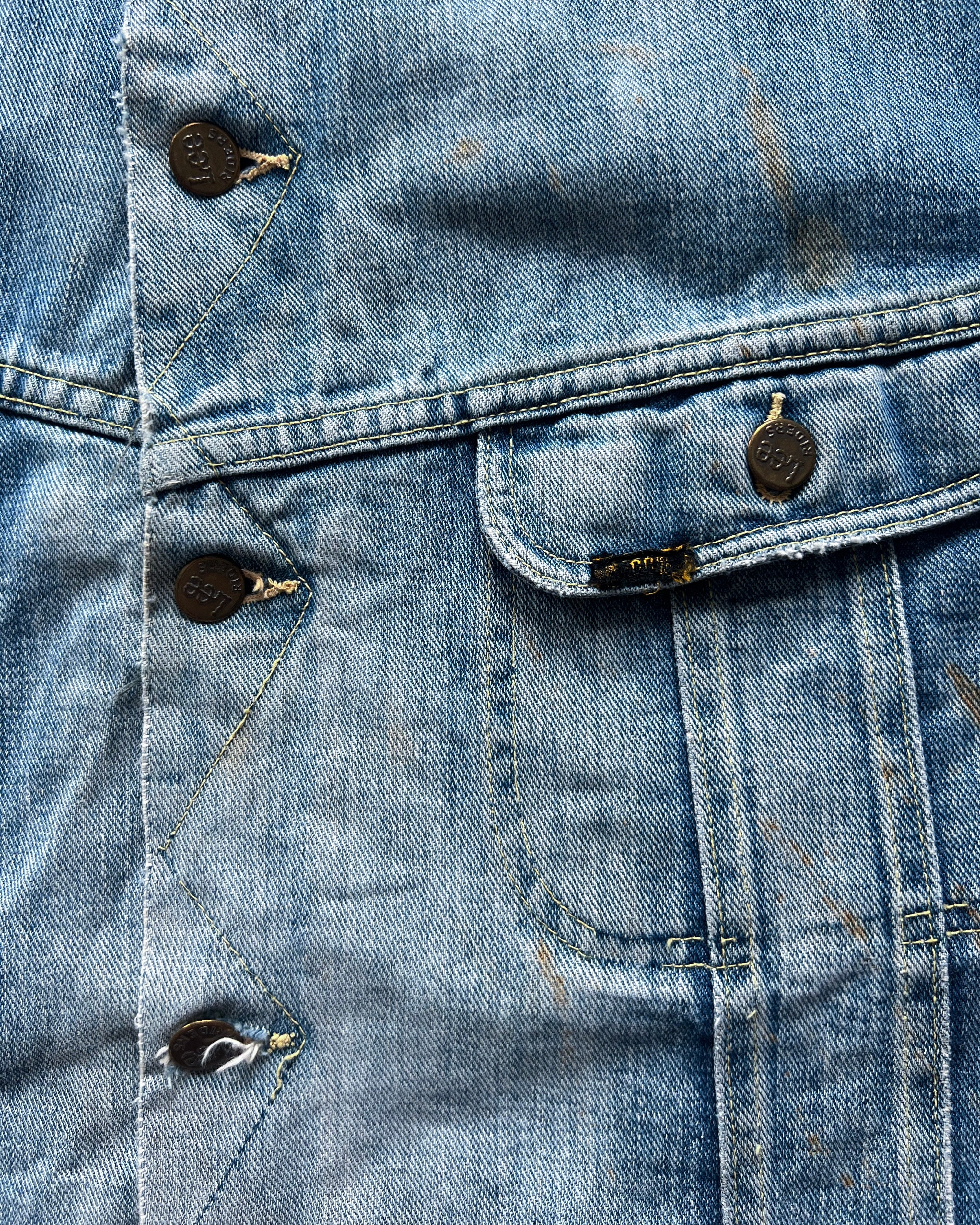 1960S LEE 101-LJ STORM RIDER DENIM JACKET (XL)