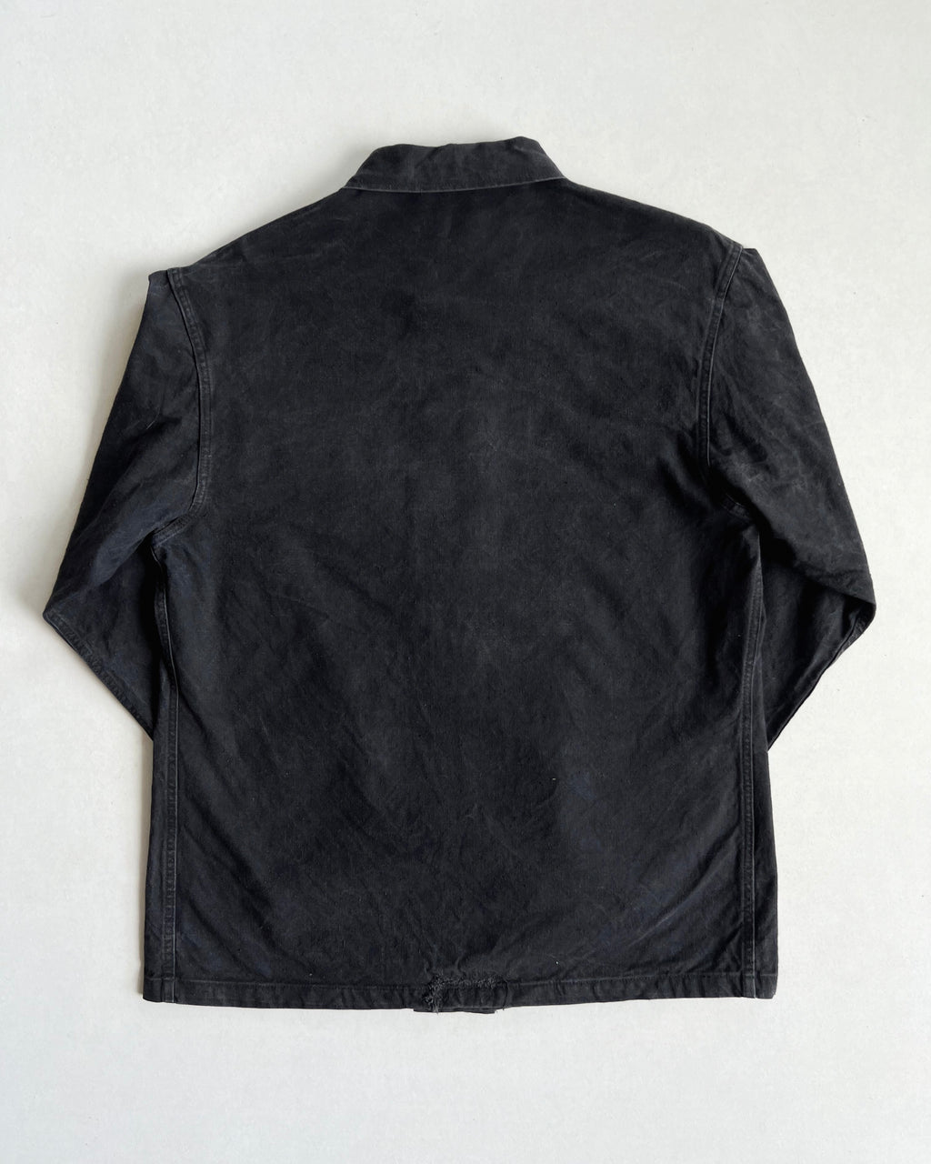1970S BLACK GERMAN ARMY SINGLE POCKET SHIRT (M)
