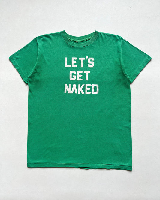 1980S 'LET'S GET NAKED' SINGLES TITCH TEE (M)