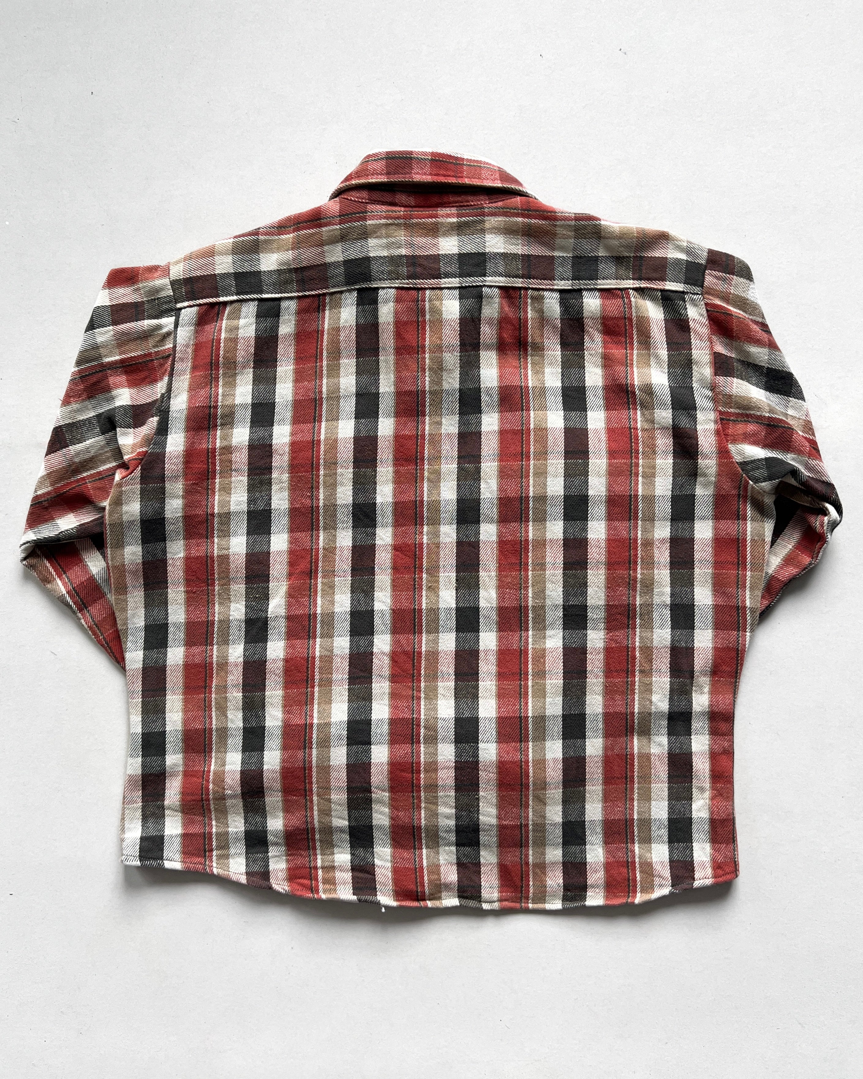 1970S FIVE BROTHER PLAID FLANNEL (L)