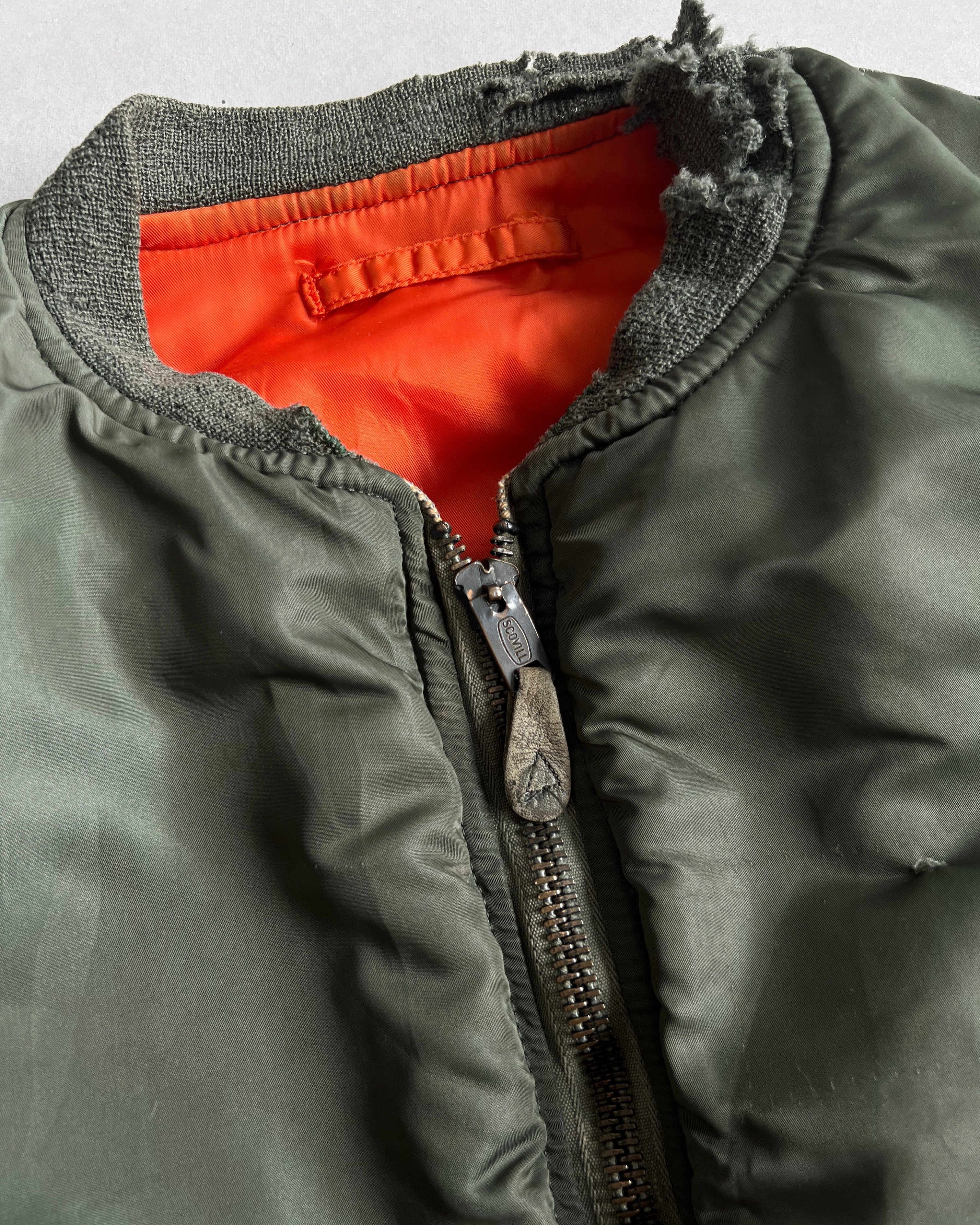 1960S ALPHA INDUSTRIES USAF MA-1 FLIGHT JACKET (XL)