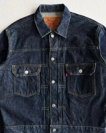 1990S RAW BIG E LEVI'S TYPE II SELVEDGE DENIM JACKET (S-L)