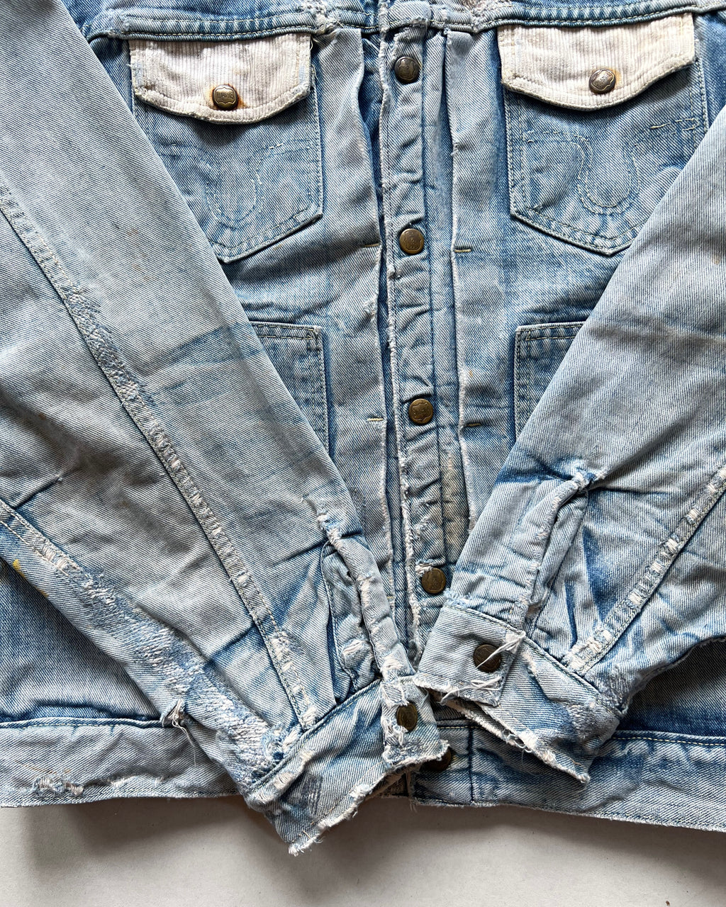 1950S FADED BUCKAROO BY BIG SMITH DENIM JACKET (L)