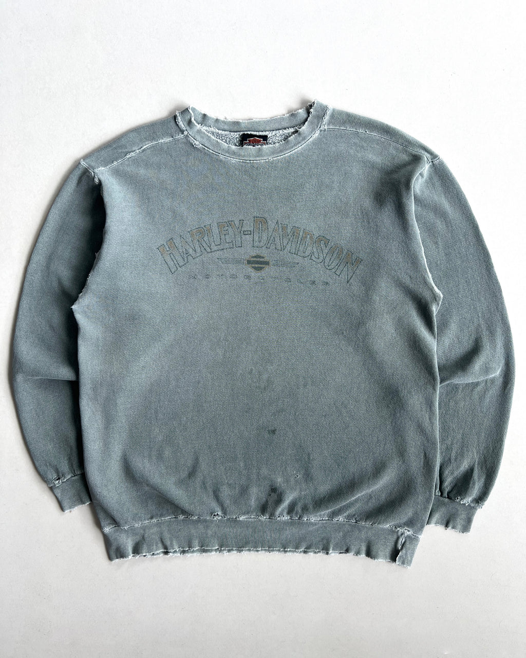 1990S FADED HARLEY DAVISON DISTRESSED SWEATSHIRT (L)