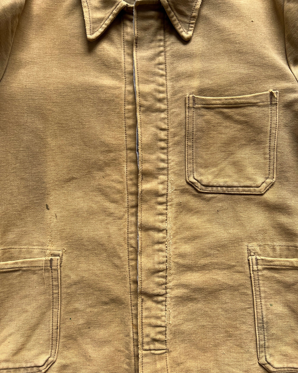 1960S GERMAN MOLESKIN WORK JACKET (M)