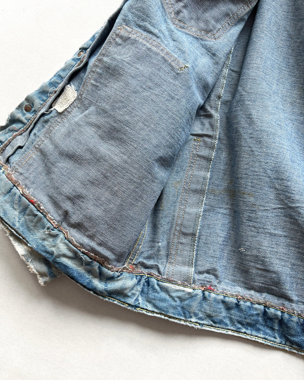 1950S FADED BUCKAROO BY BIG SMITH DENIM JACKET (L)