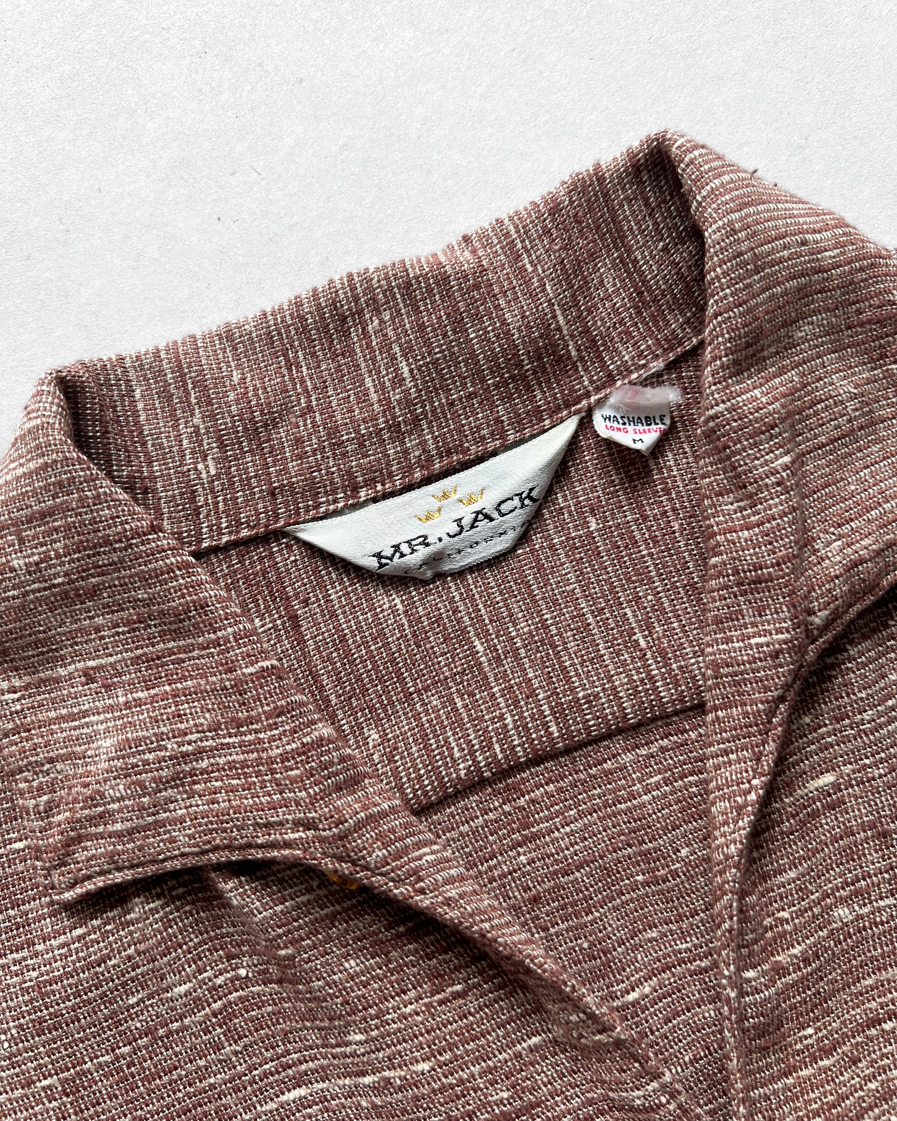 1960S MR. JACK CALIFORNIA LOOP COLLAR SHIRT (M)