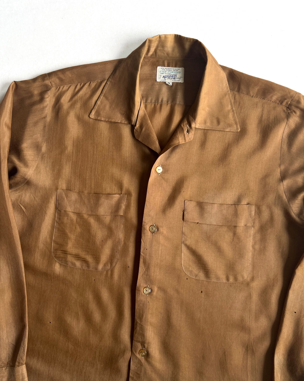 1950S EVER-PRESSED NATIONAL ROCKABILLY SHIRT (M)