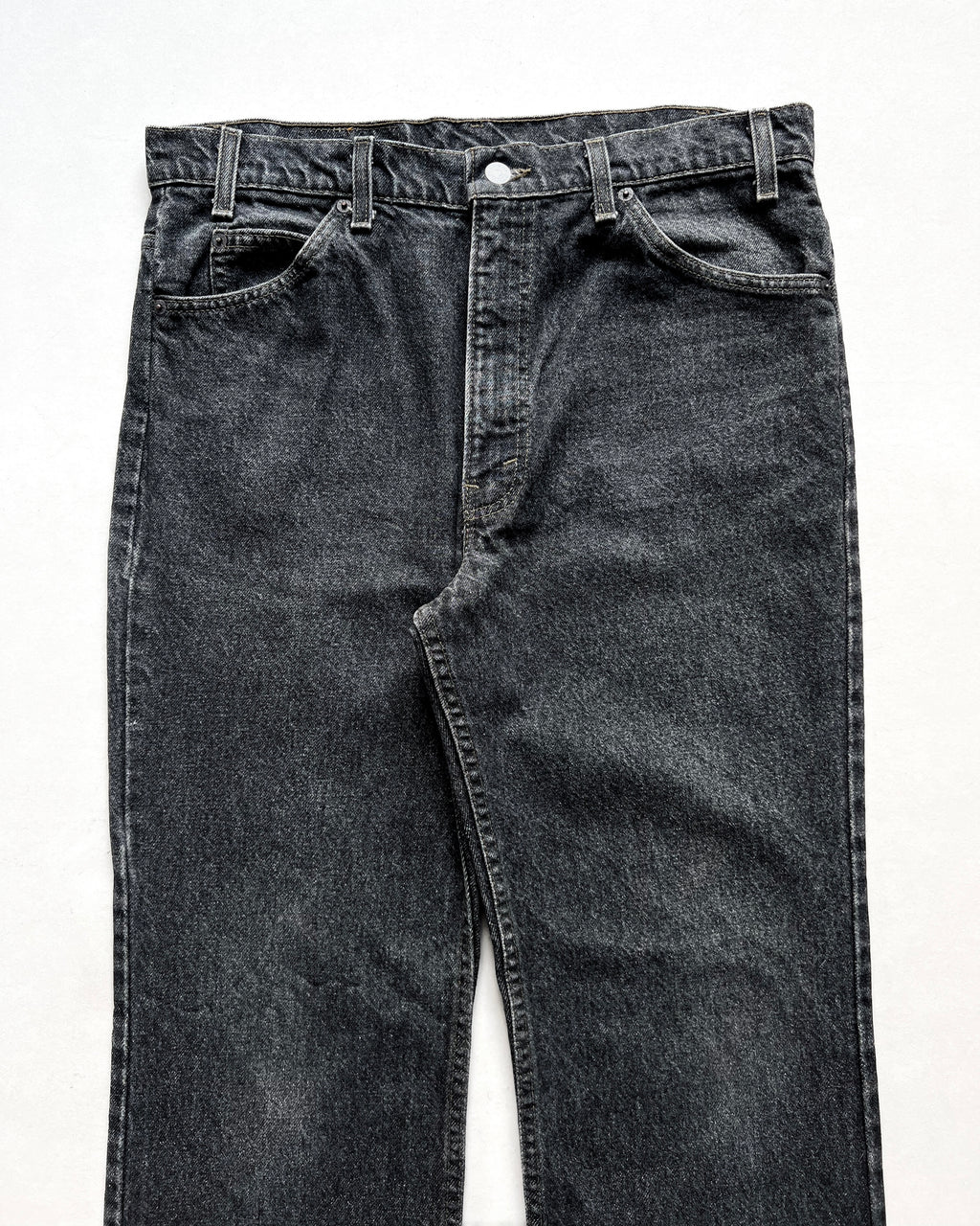 1990S BLACK LEVI'S 517 FLARE JEANS (35)