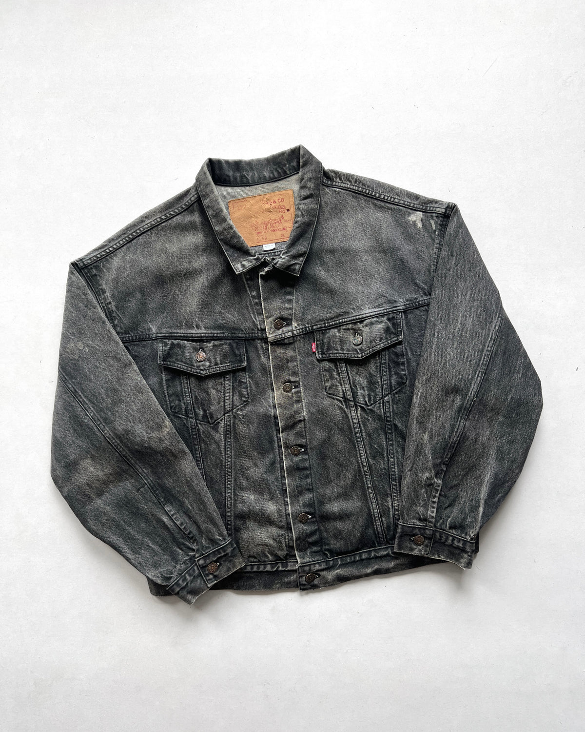 1990S BLACK LEVI'S TYPE III JACKET (XL)