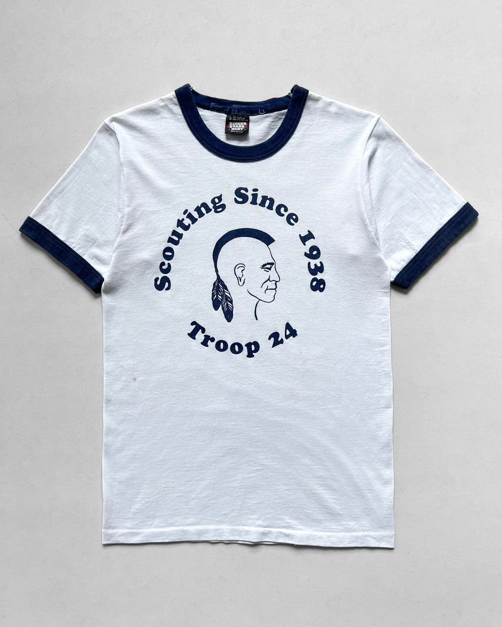 1990S 'TROOP SCOUTING' RINGER TEE (S)