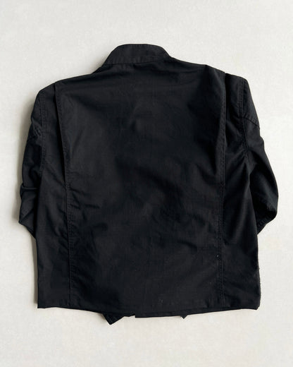 1990S BLACK US ARMY COMBAT CROPPED JACKET (L)