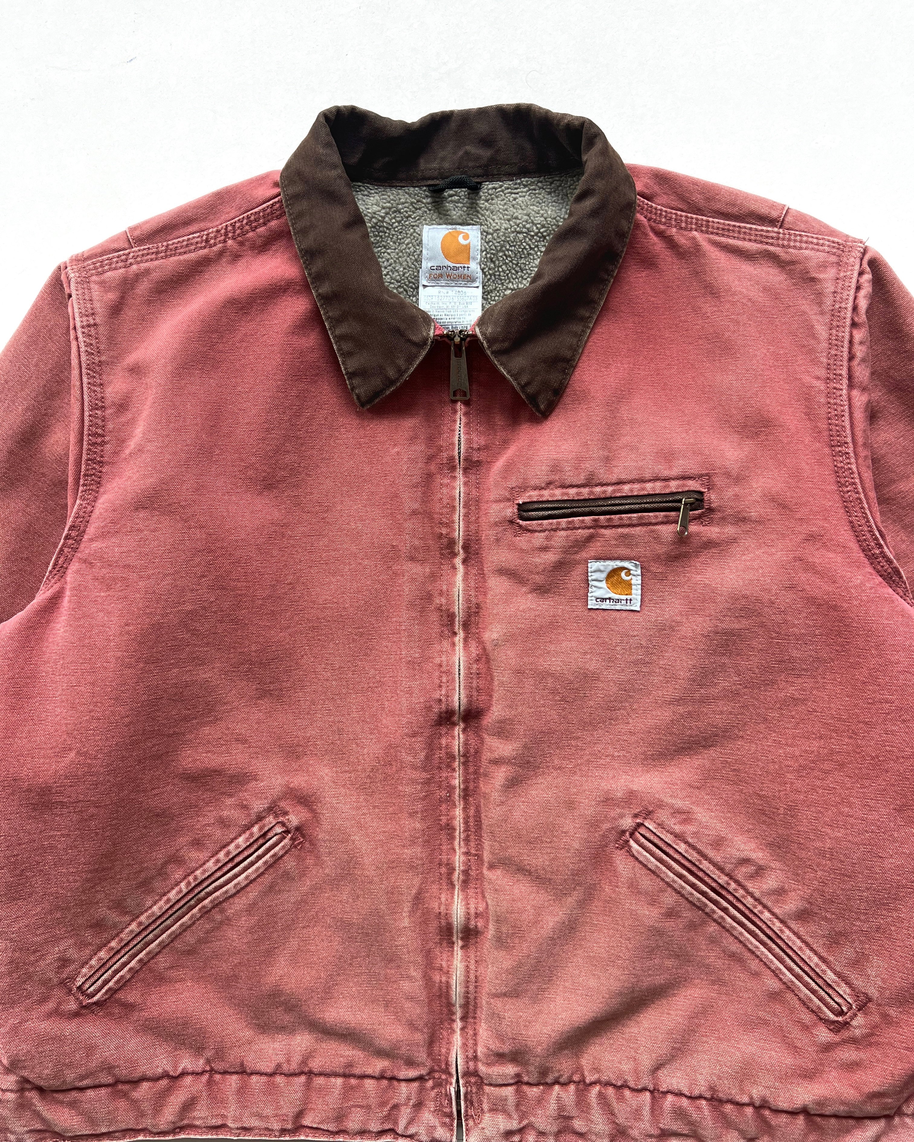 2000S CARHARTT SALMON PINK VRS DETROIT JACKET (XL)