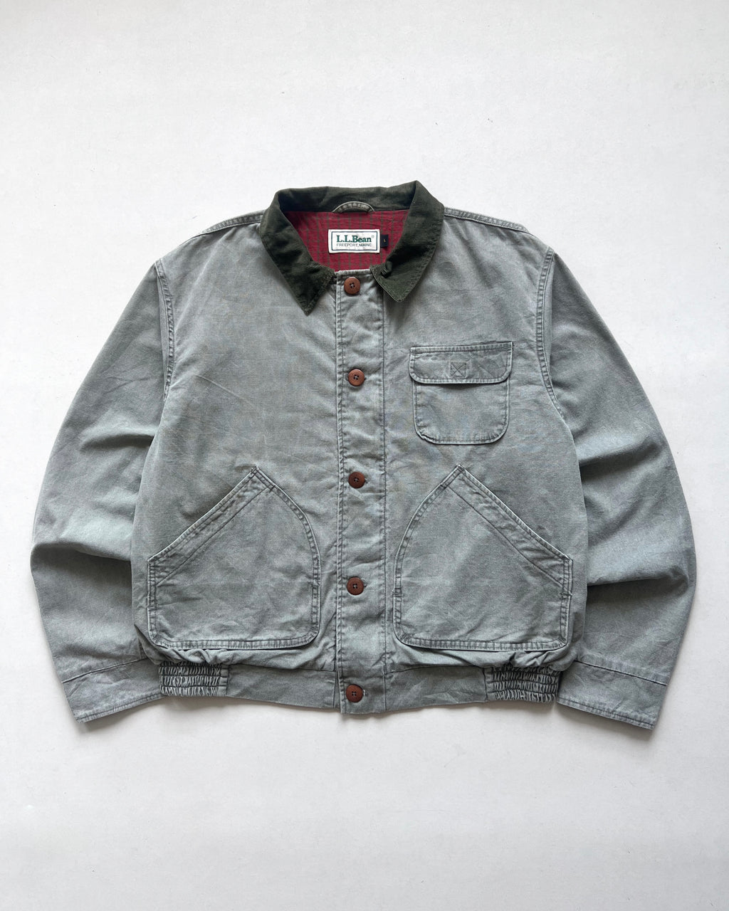 1980S L.L BEAN CANVAS HUNTING JACKET (L)