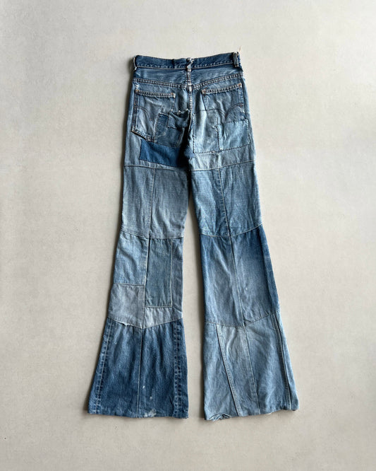 1970S LEVIS PATCHED BOOTCUT JEANS (27X35)