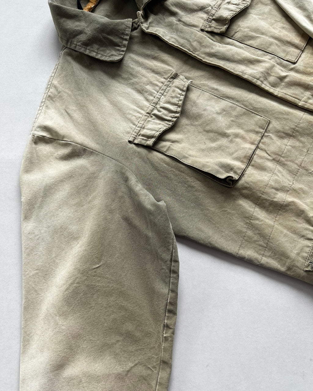 1980S FADED DOUBLE POCKET WORK JACKET (L)