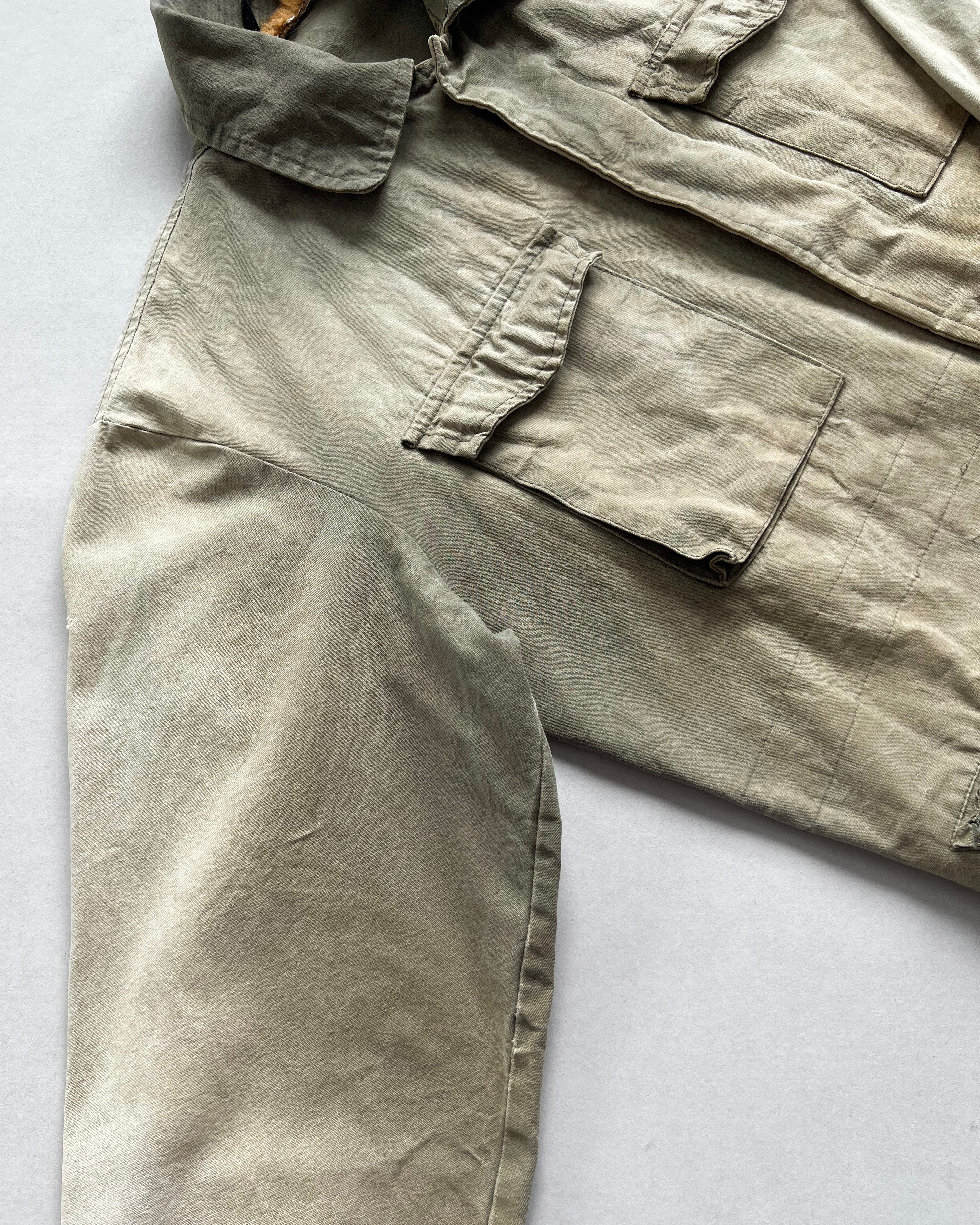 1980S FADED DOUBLE POCKET WORK JACKET (L)